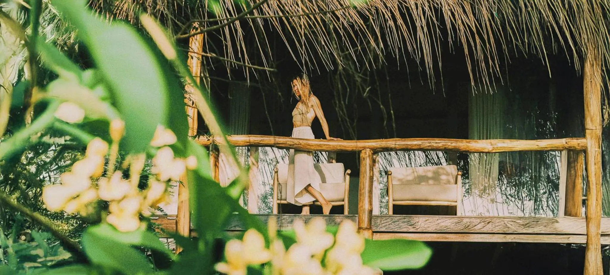 Balcony/Terrace in Kirana Retreat - Beach Front Resort