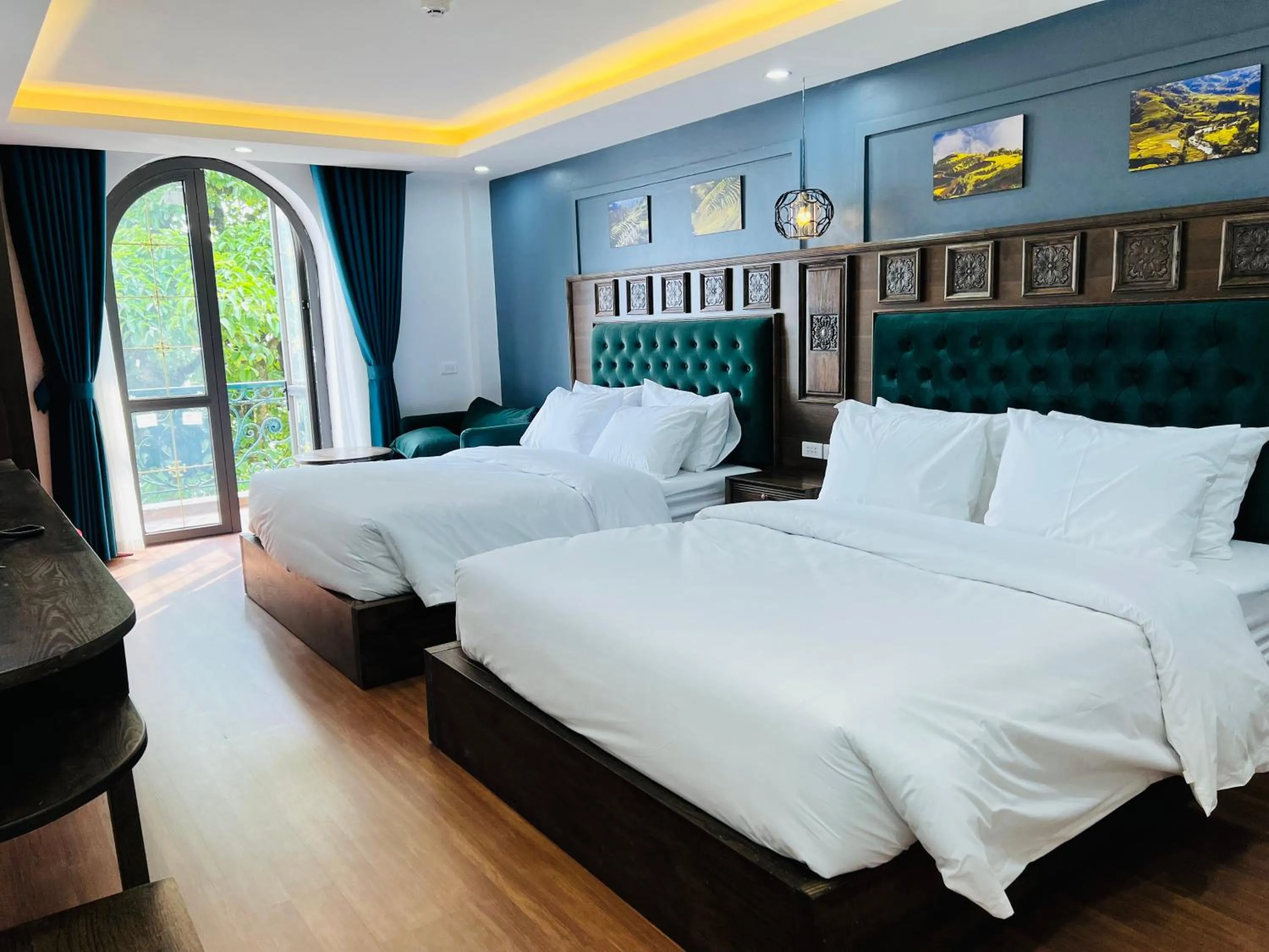 Photo of the whole room, Bed in Sapa Grand Hills Hotel Apartments