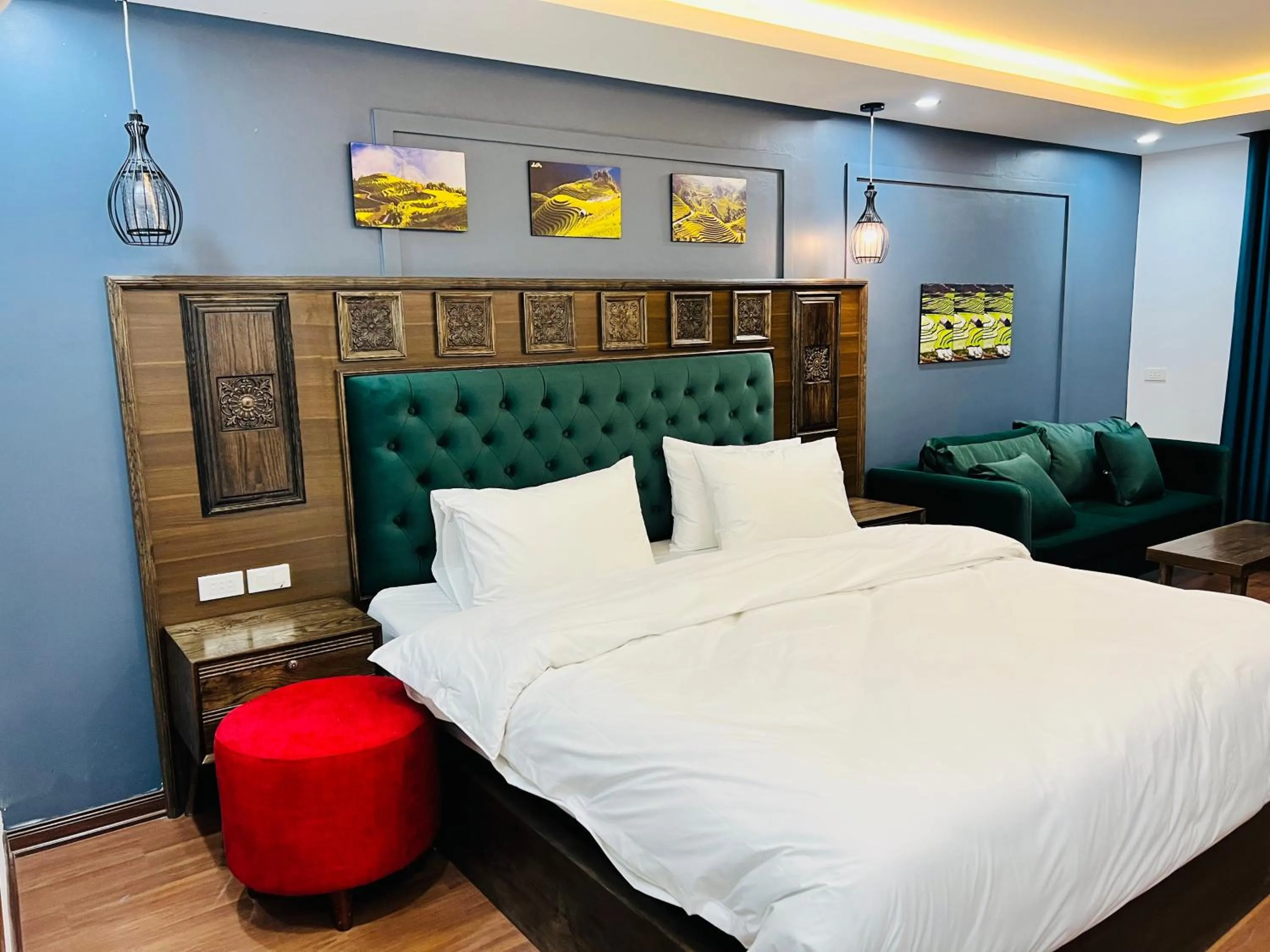 Bedroom, Bed in Sapa Grand Hills Hotel Apartments