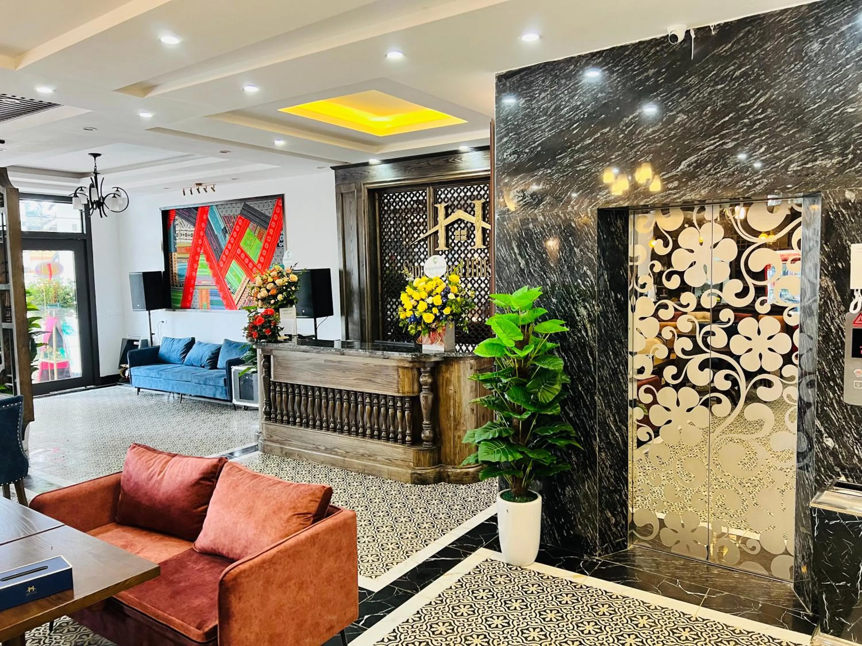 Lobby or reception in Sapa Grand Hills Hotel Apartments
