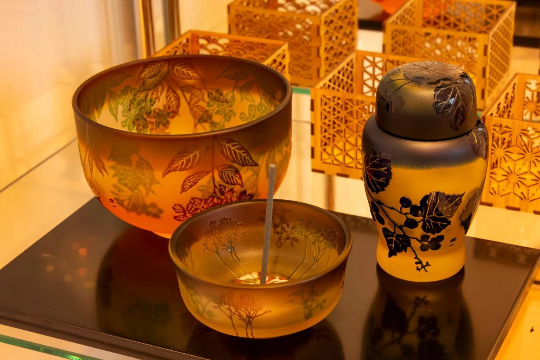 Decorative detail in plat hostel keikyu sapporo ichiba