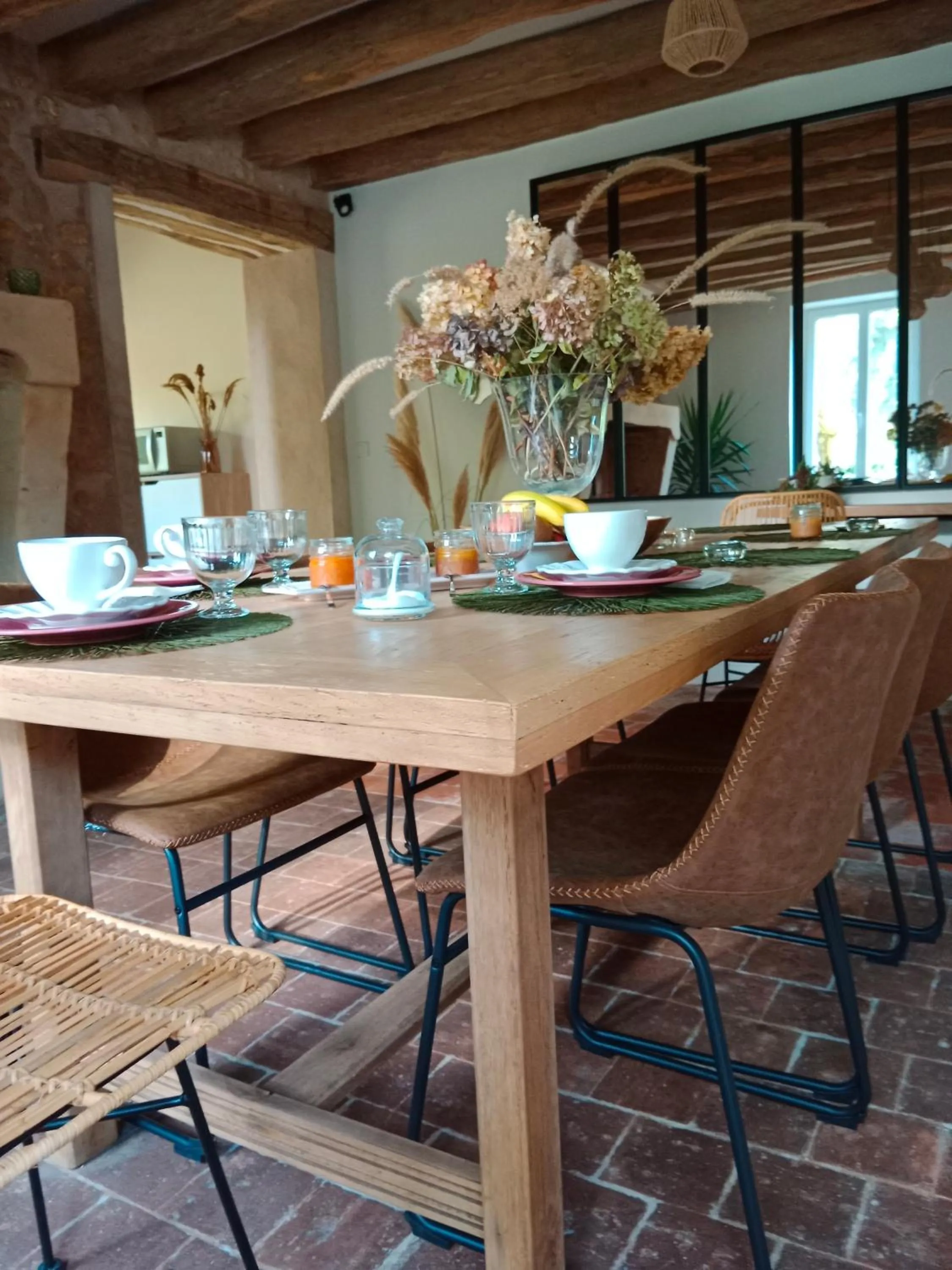 Kitchen or kitchenette in Le moulin du Mesnil