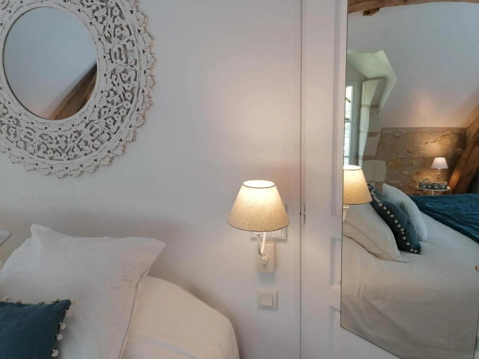 Bedroom, Bed in Le moulin du Mesnil