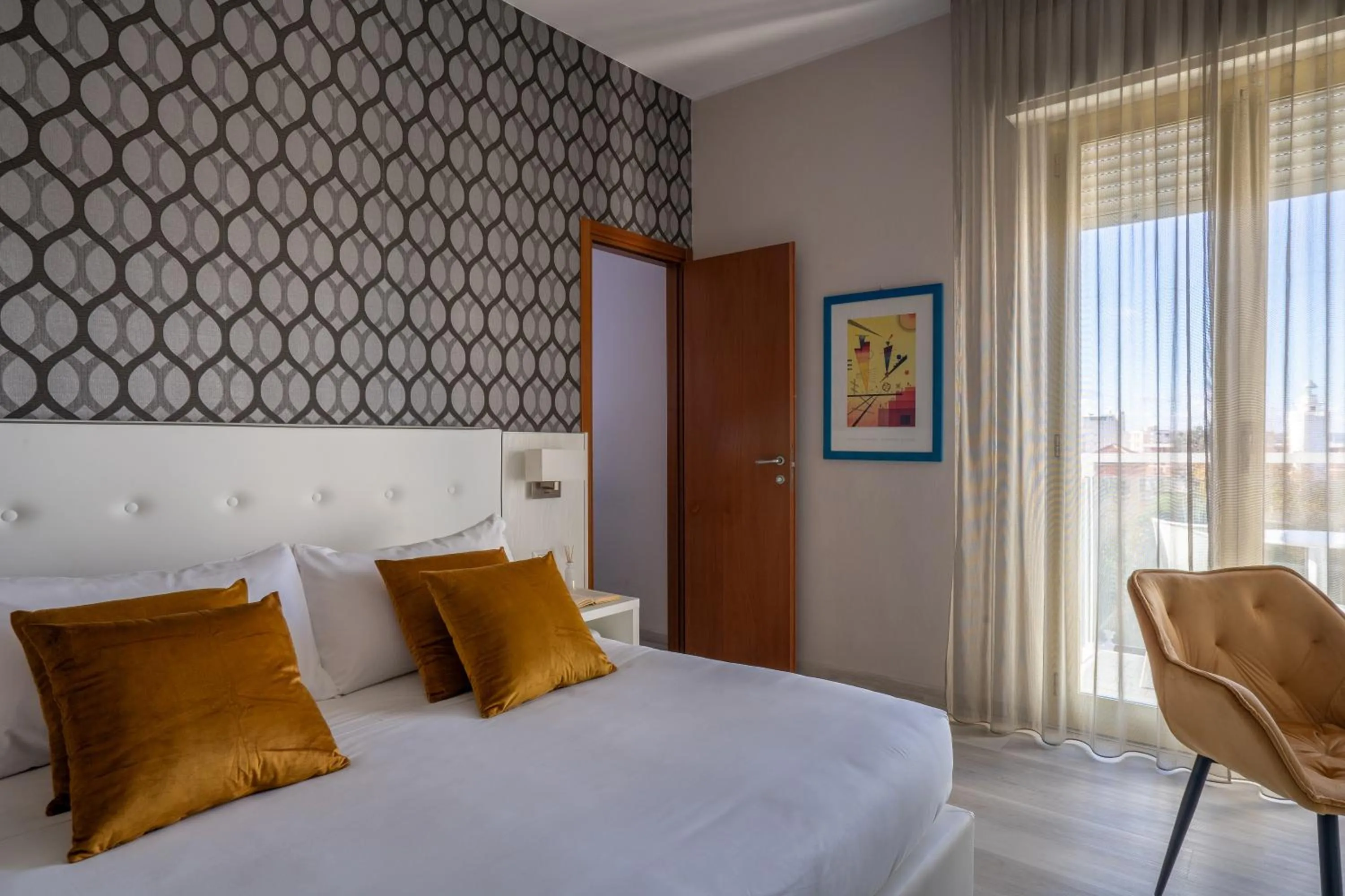 Bedroom, Bed in Hotel Biancamano