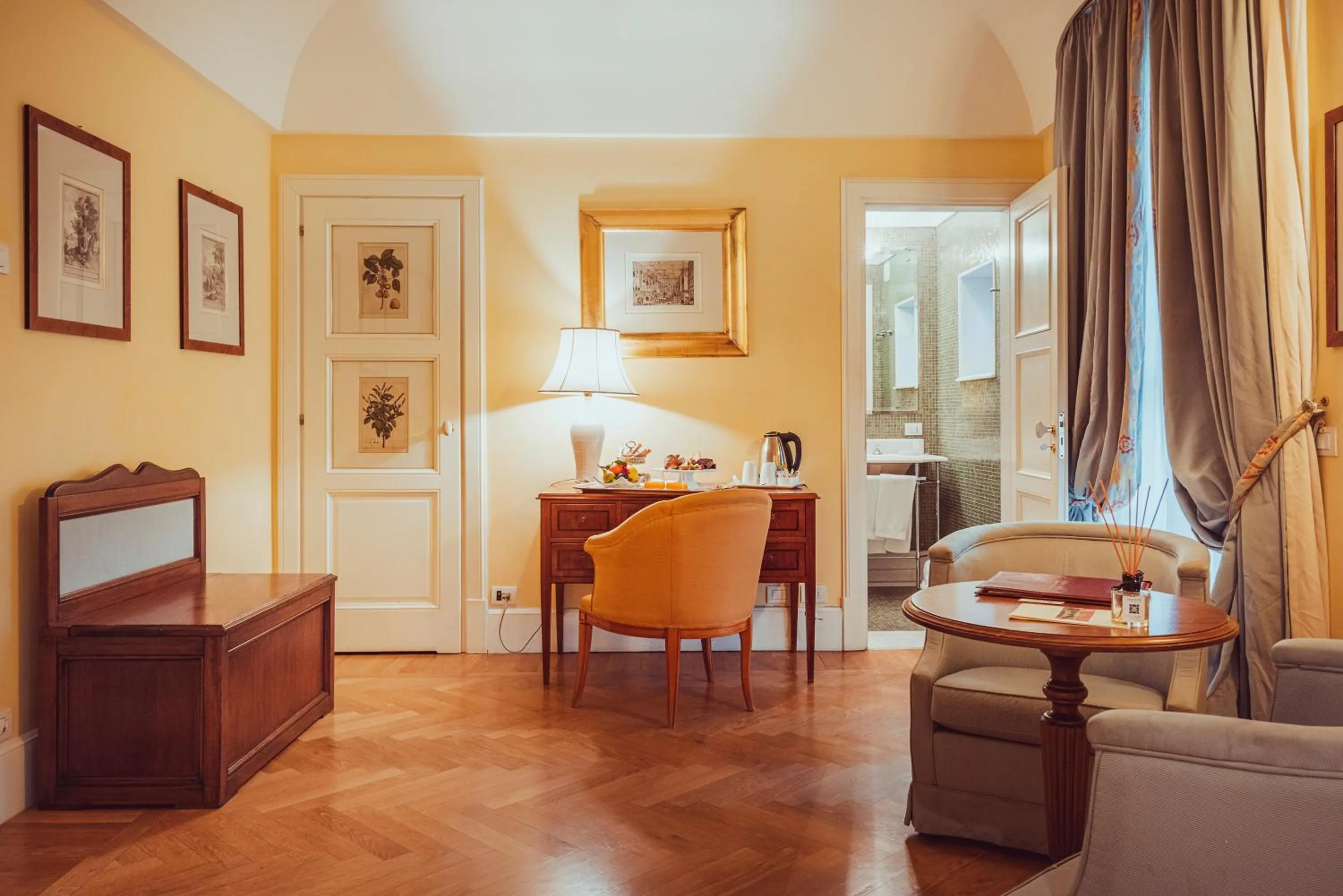 Seating area in Relais Villa San Martino