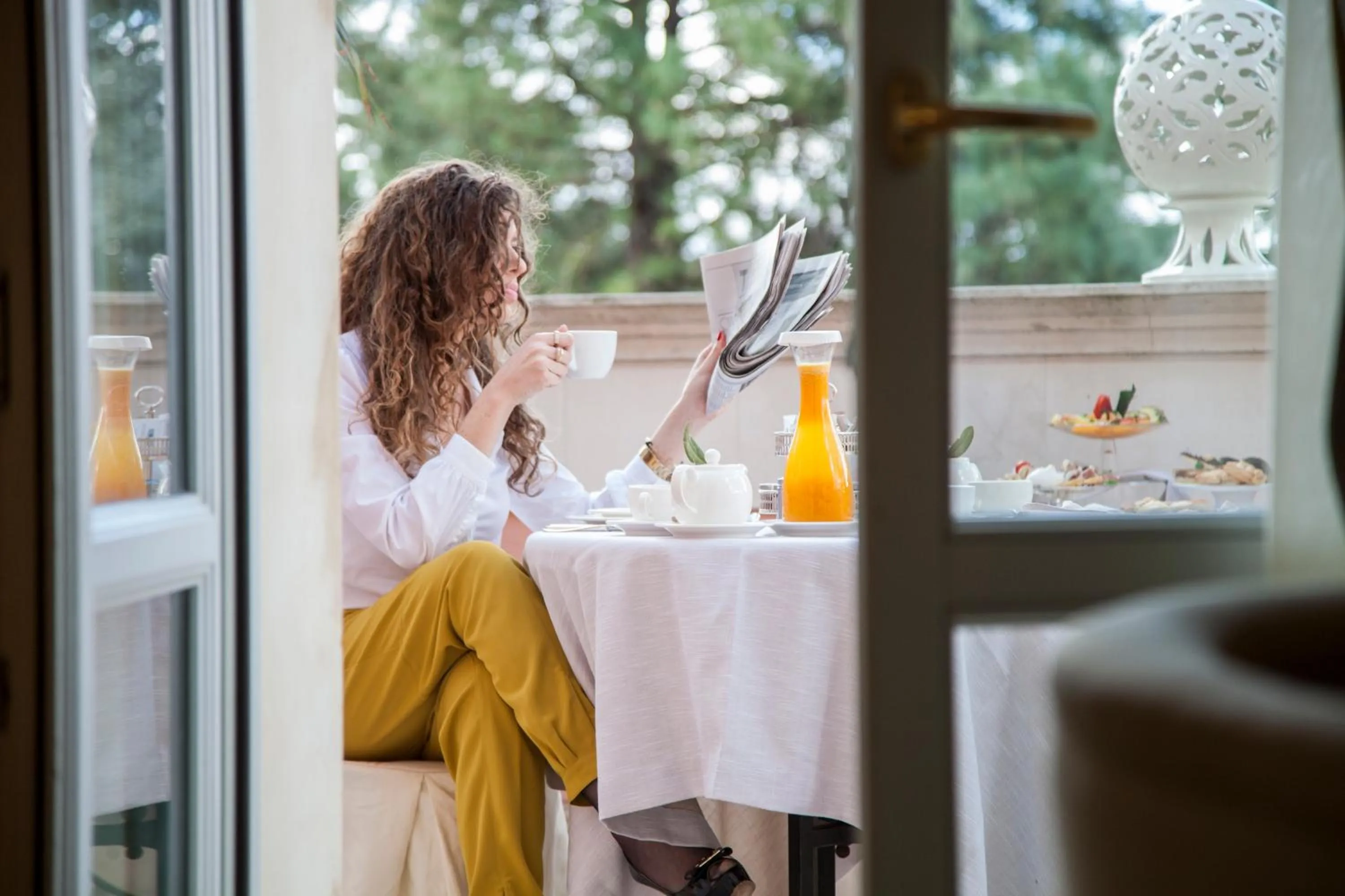 Balcony/Terrace in Relais Villa San Martino