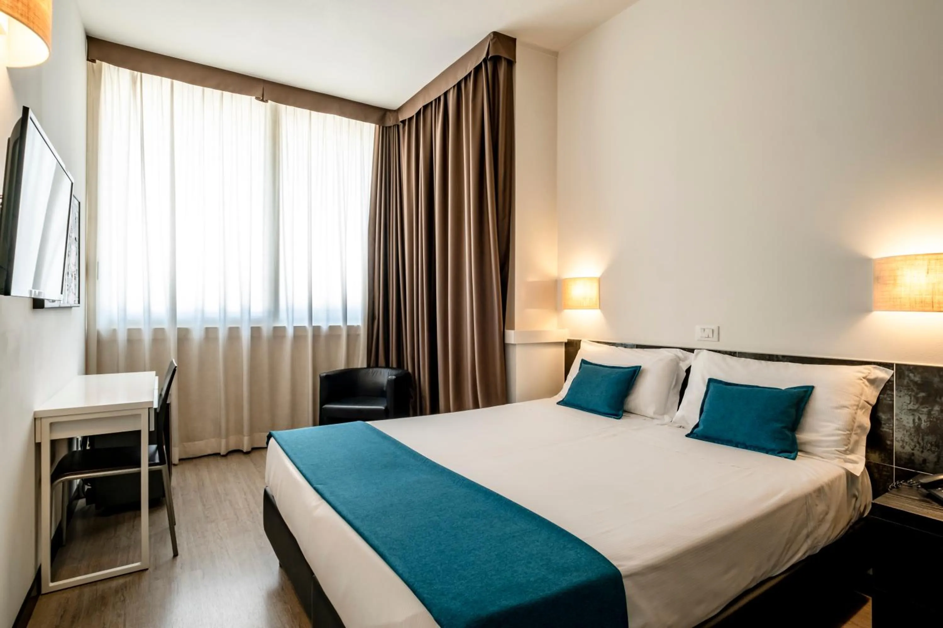 Bed in Hotel Cristallo