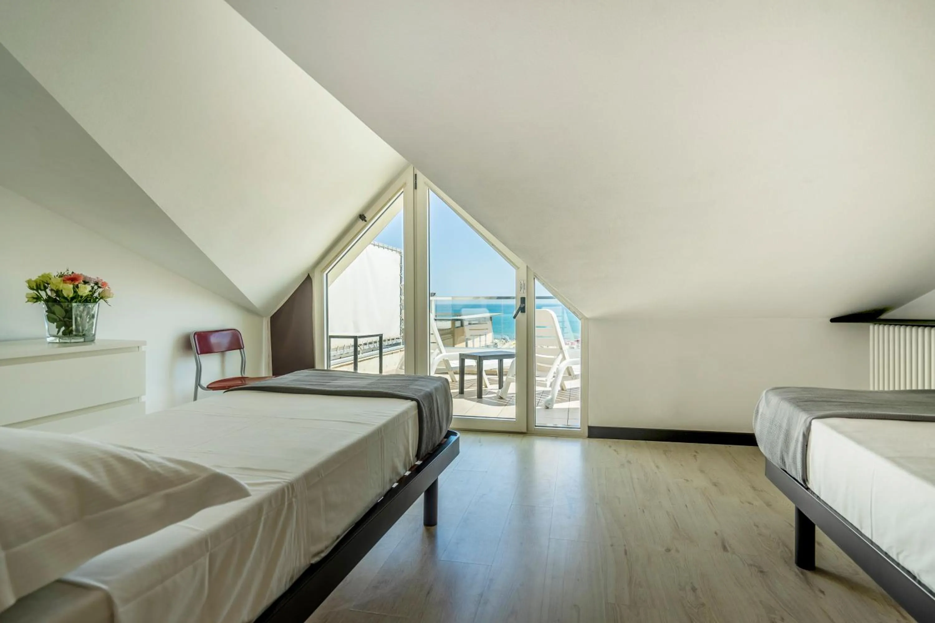 Bed in Hotel Cristallo