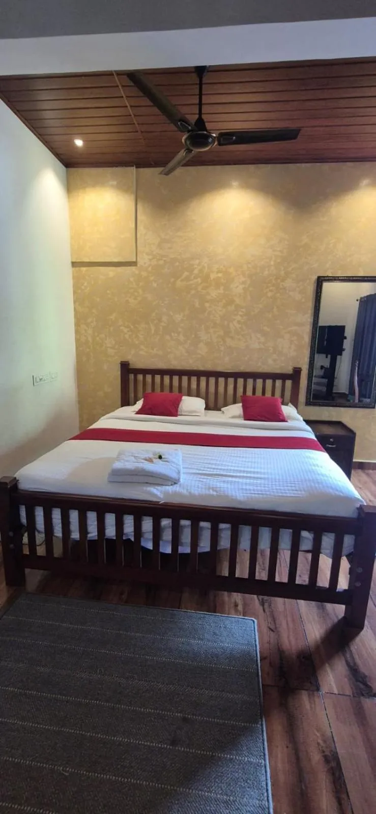 Photo of the whole room, Bed in Vaiga Homes - Vembanadu Lakeview Retreat