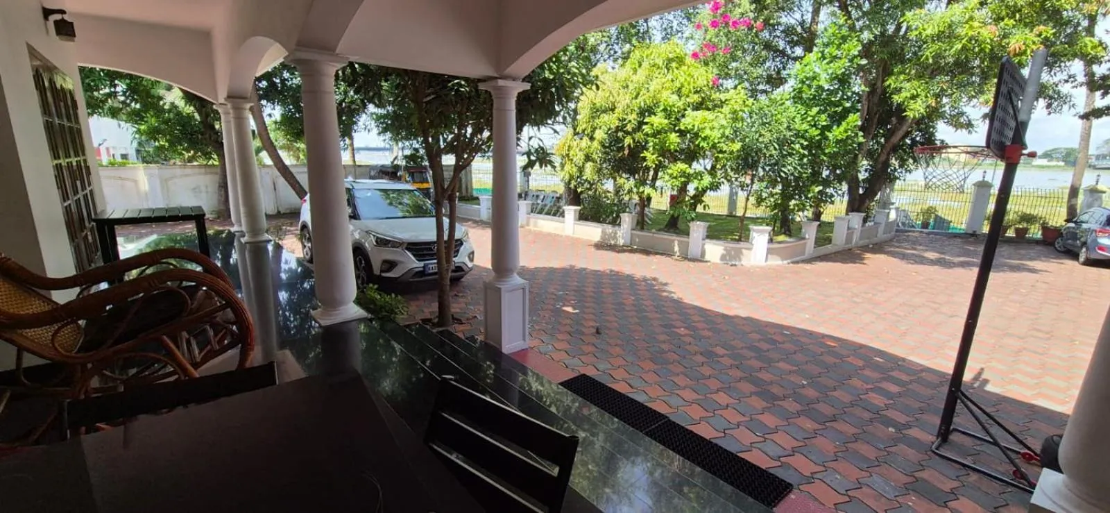 Garden view in Vaiga Homes - Vembanadu Lakeview Retreat