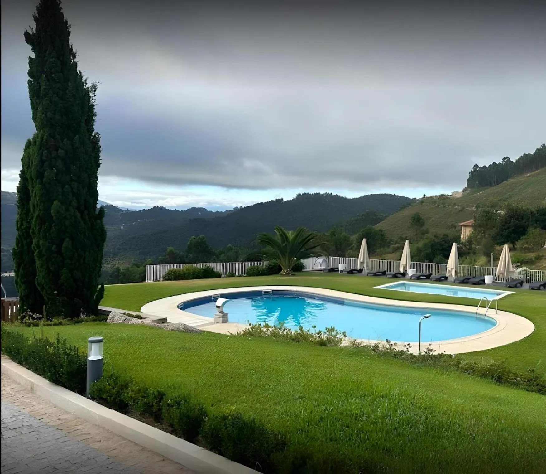 Pool view in Hotel Cotto do Gatto