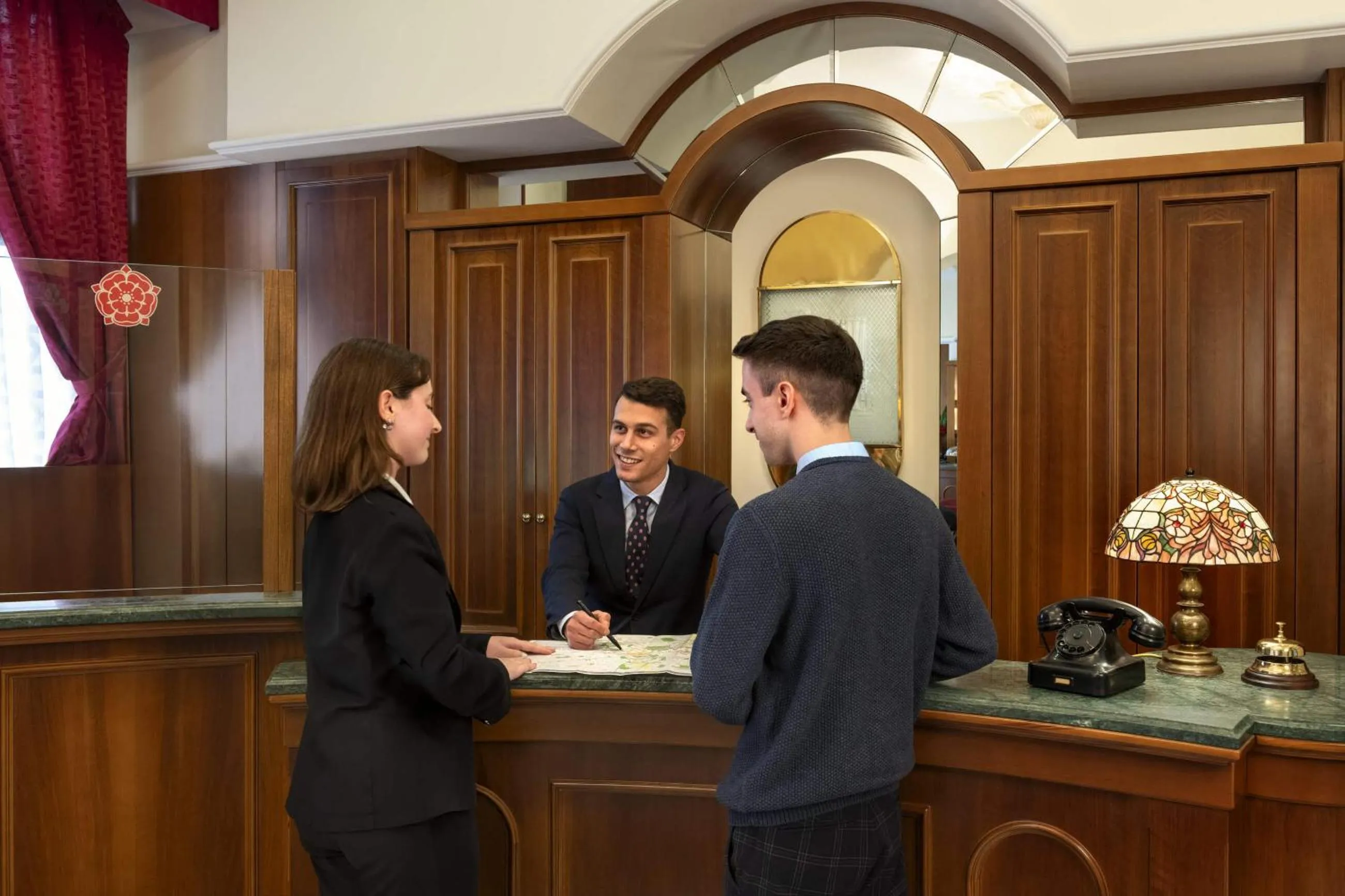 Lobby or reception in Lancaster Hotel