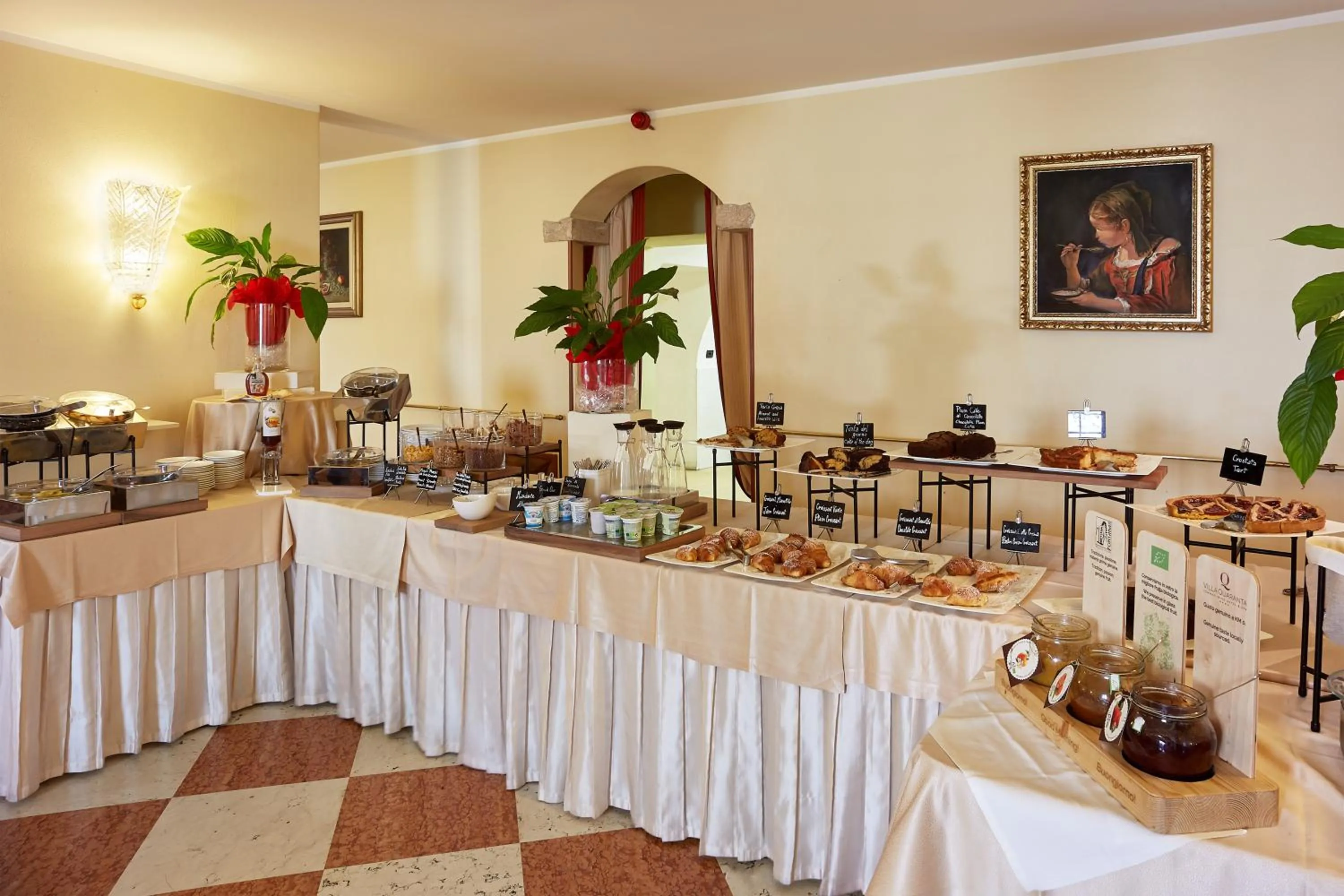 Buffet breakfast in Villa Quaranta Tommasi Wine Hotel & SPA