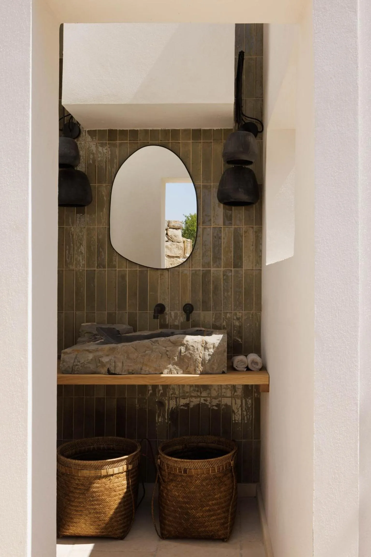 Bathroom in Tenuta Negroamaro