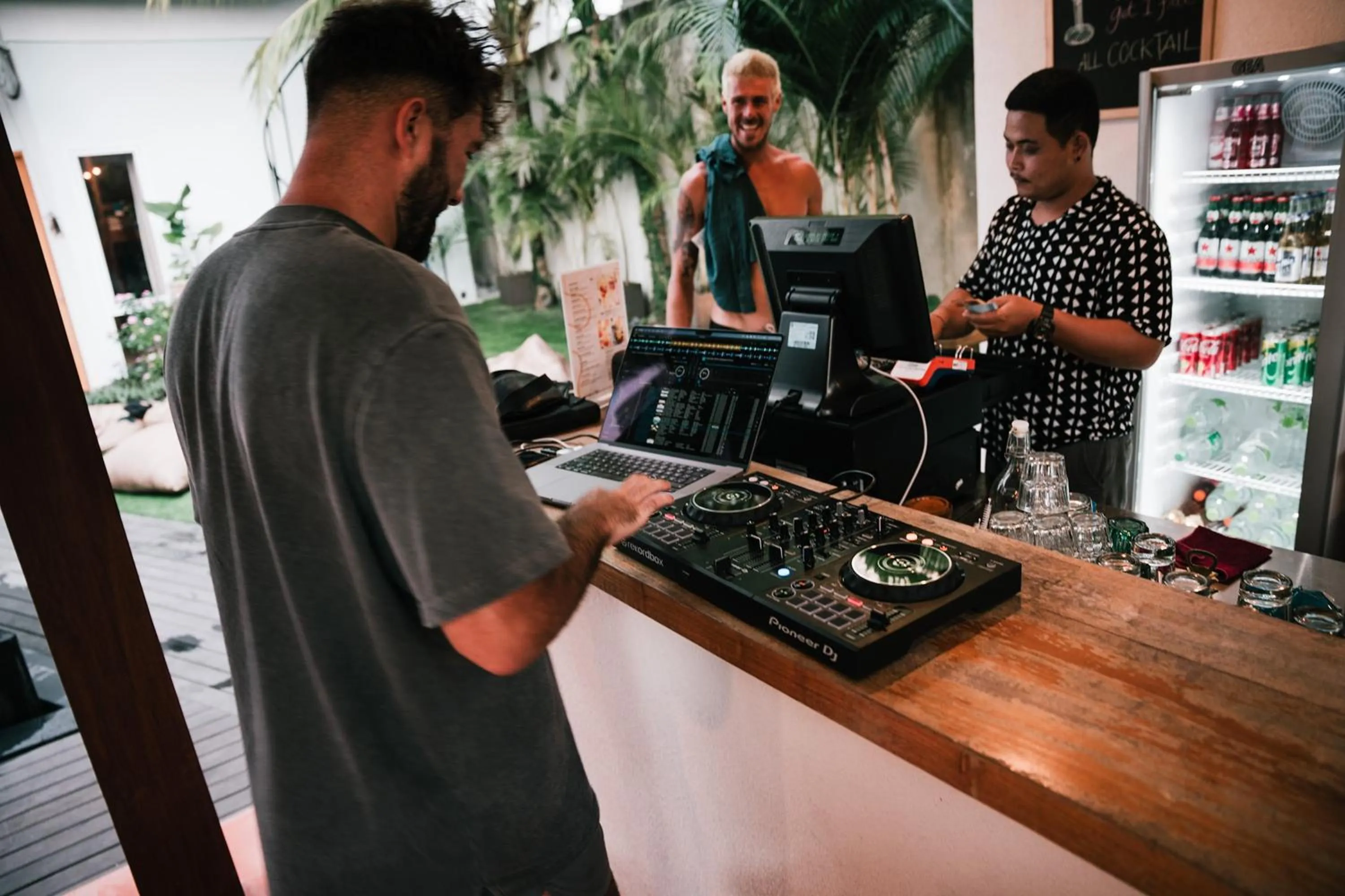 group of guests in Coco & Pineapple Pants Hostel