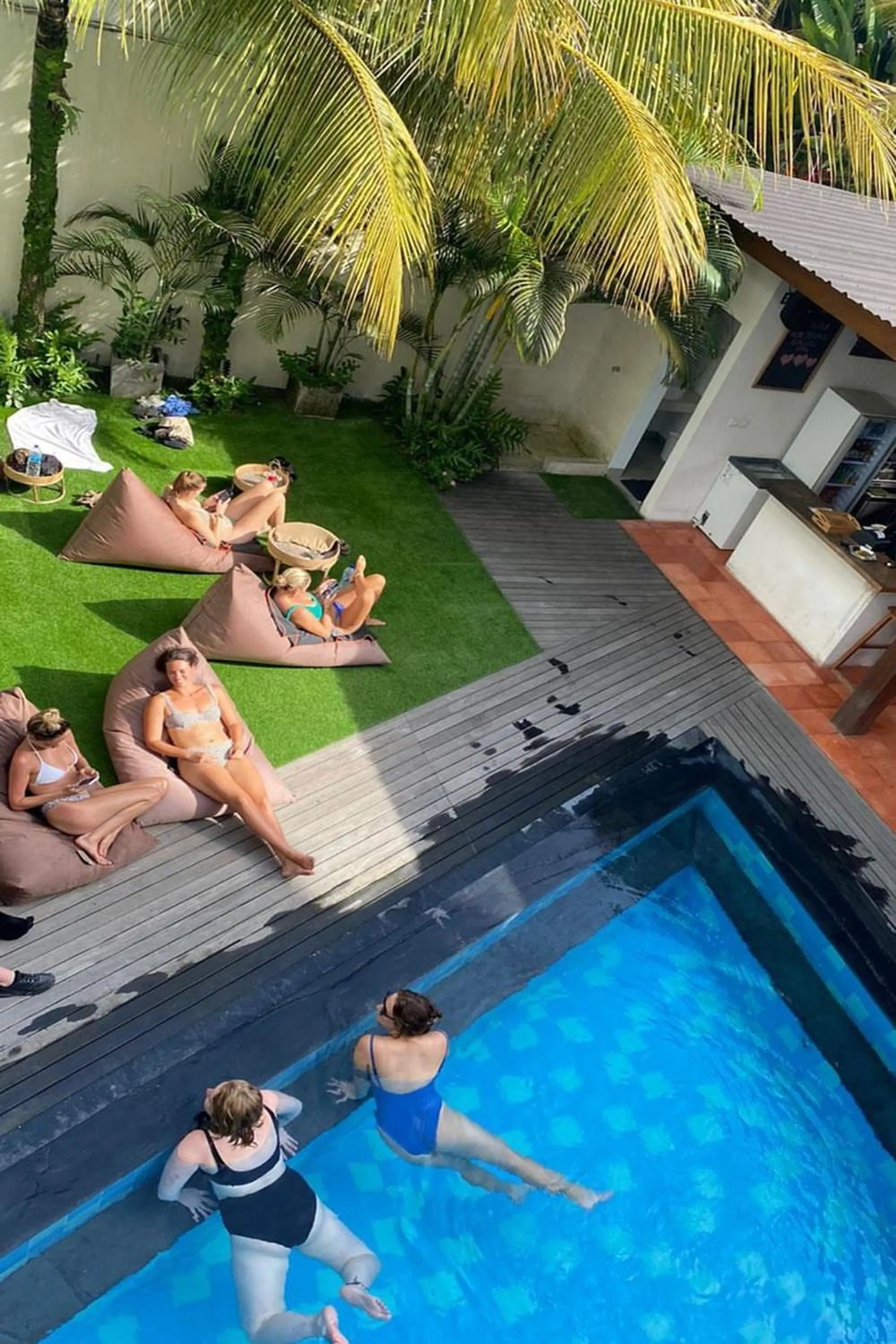 group of guests in Coco & Pineapple Pants Hostel