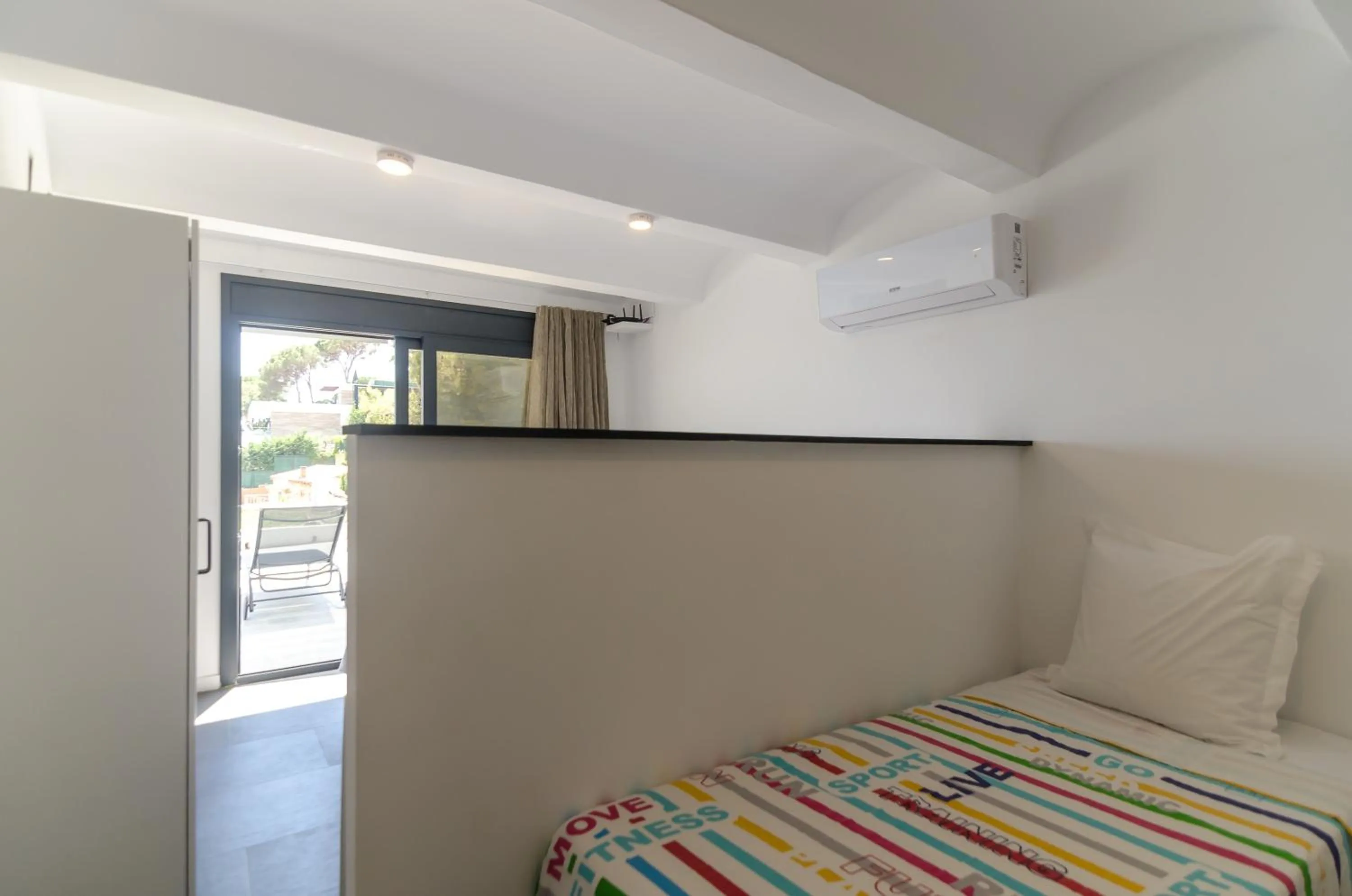 Bird's eye view in Seaside villa in Lloret de Mar with garden and pool view