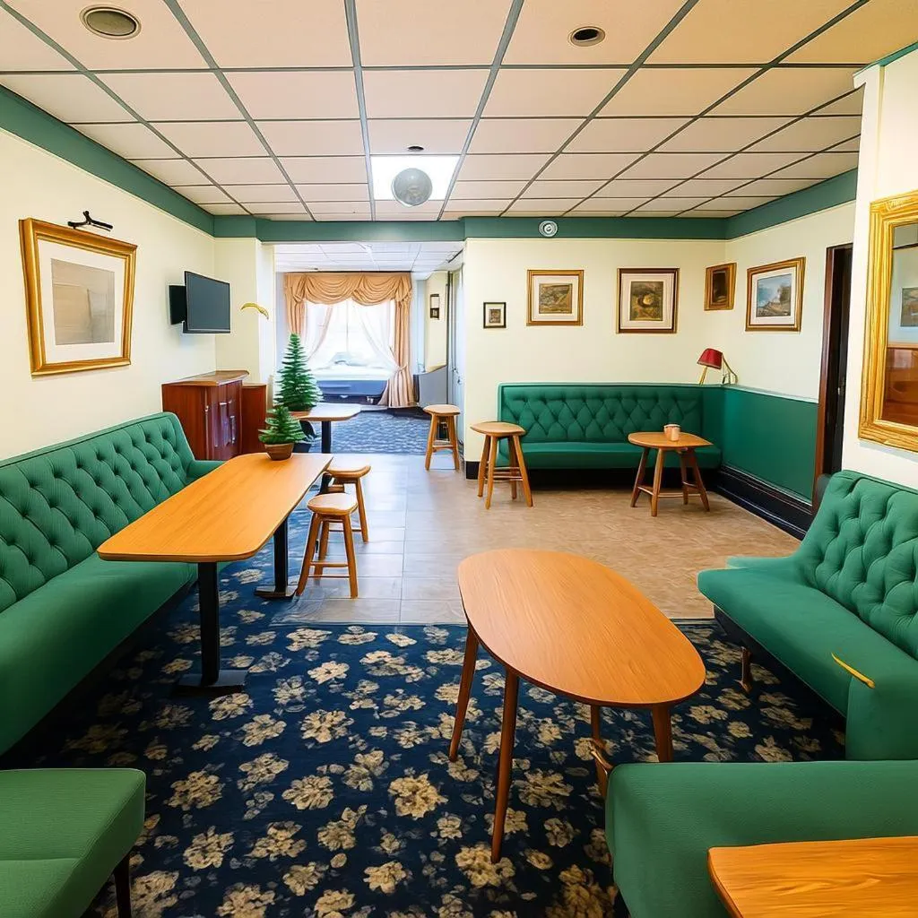 Lobby or reception in St Elmo Hotel