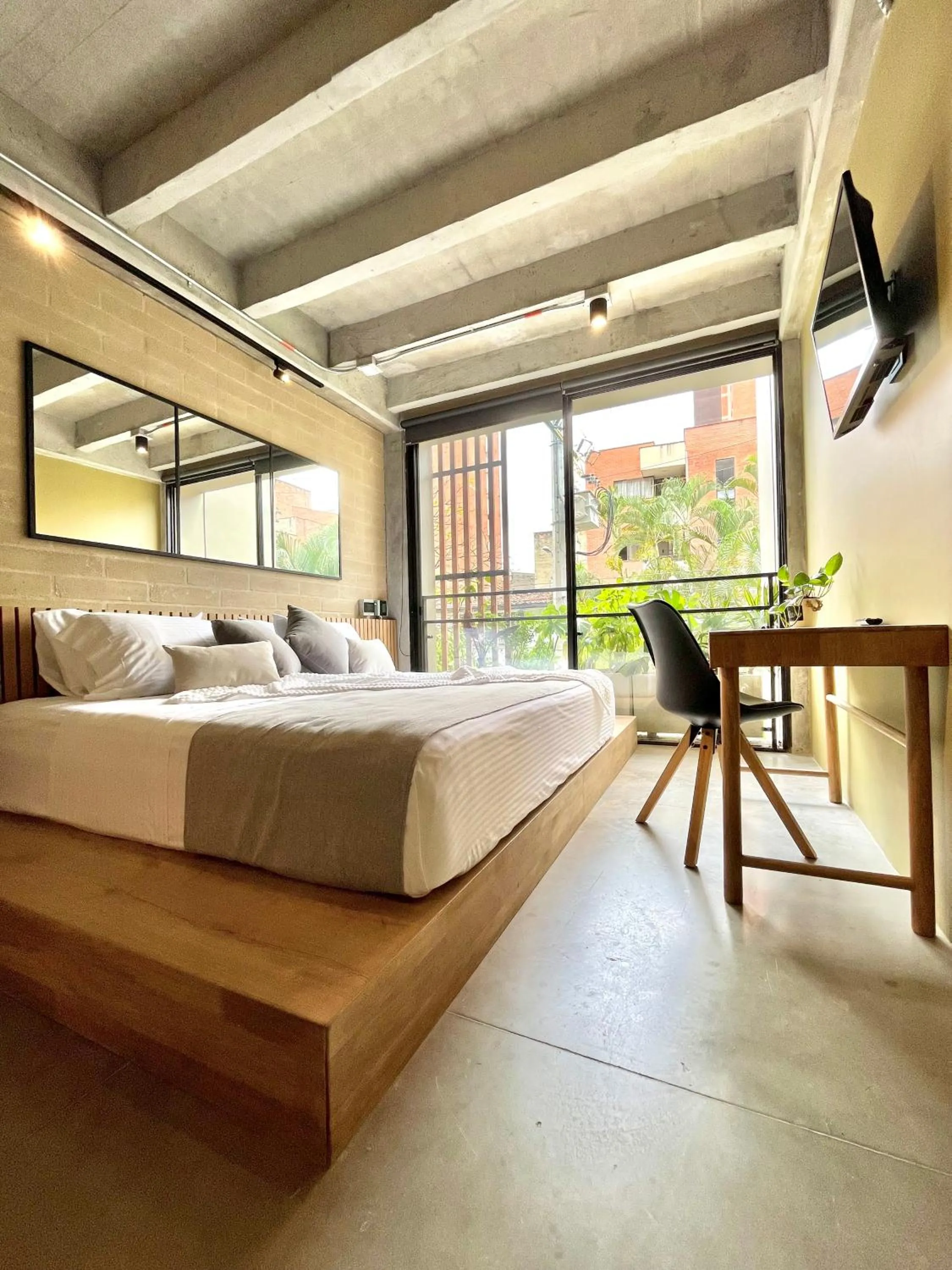 View (from property/room), Bed in Beminimal Hotel