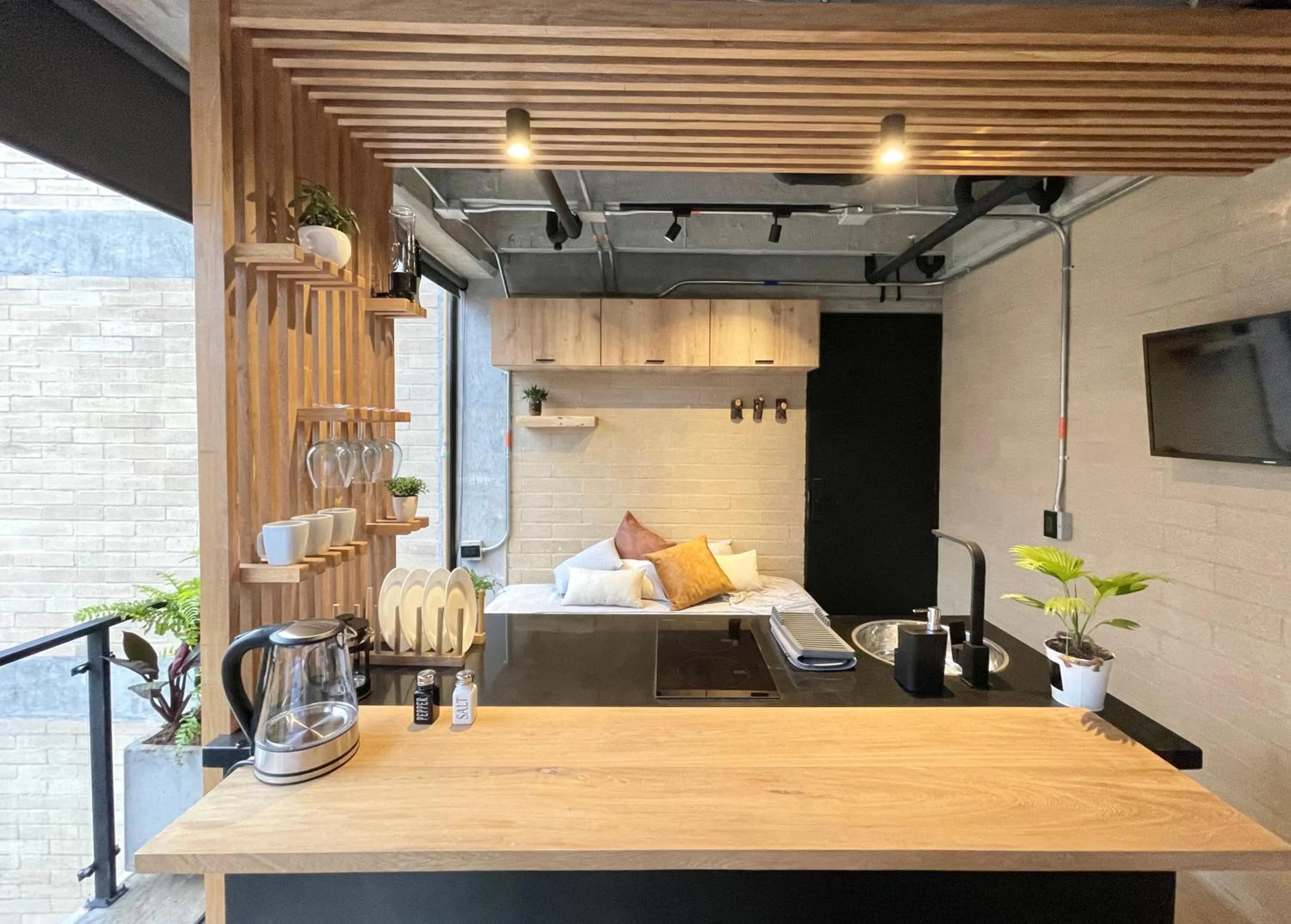 Seating area in Beminimal Hotel