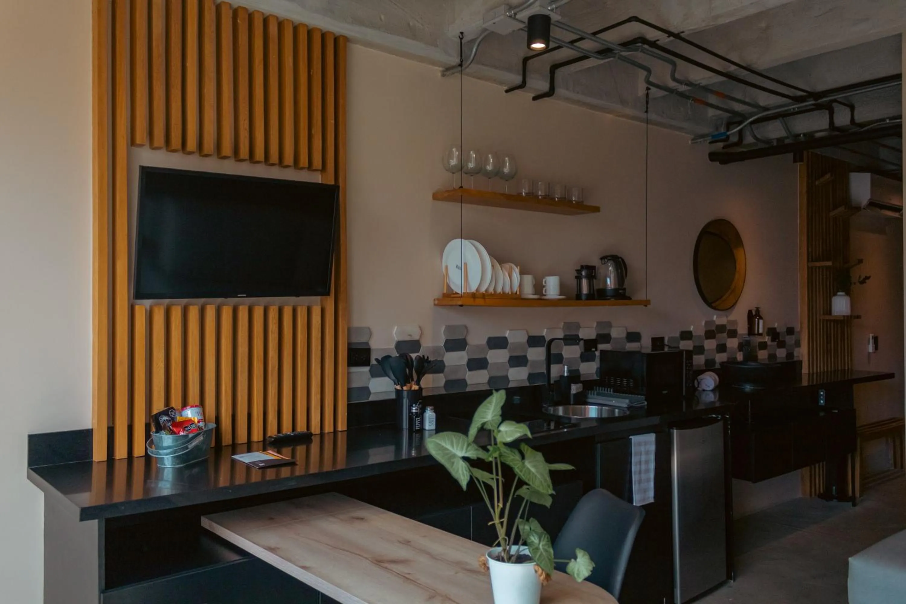 kitchen in Beminimal Hotel