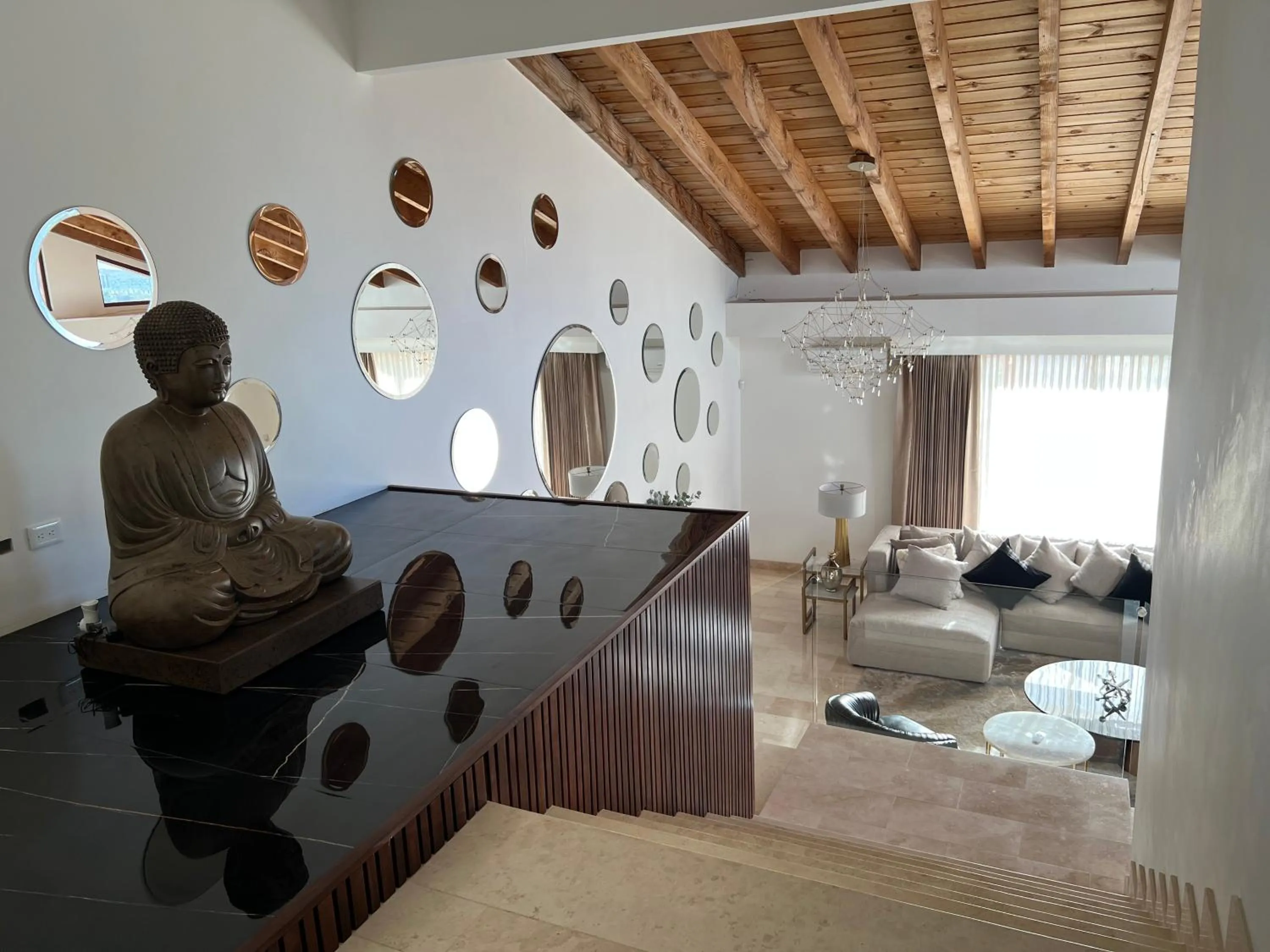 Living room in Boskenvid Hotel - Romantic Treehouses & Skypool