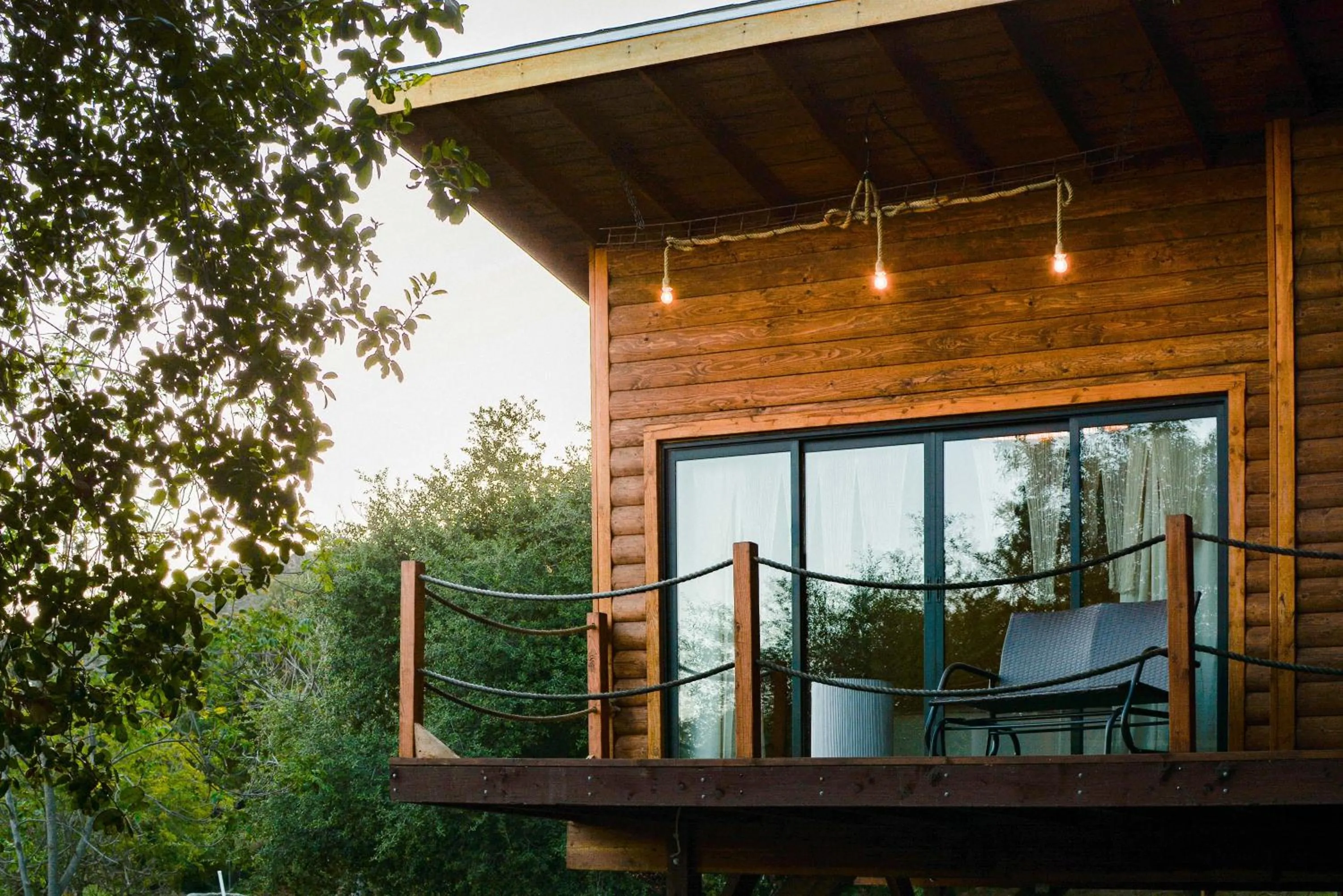 Balcony/Terrace in Boskenvid Hotel - Romantic Treehouses & Skypool