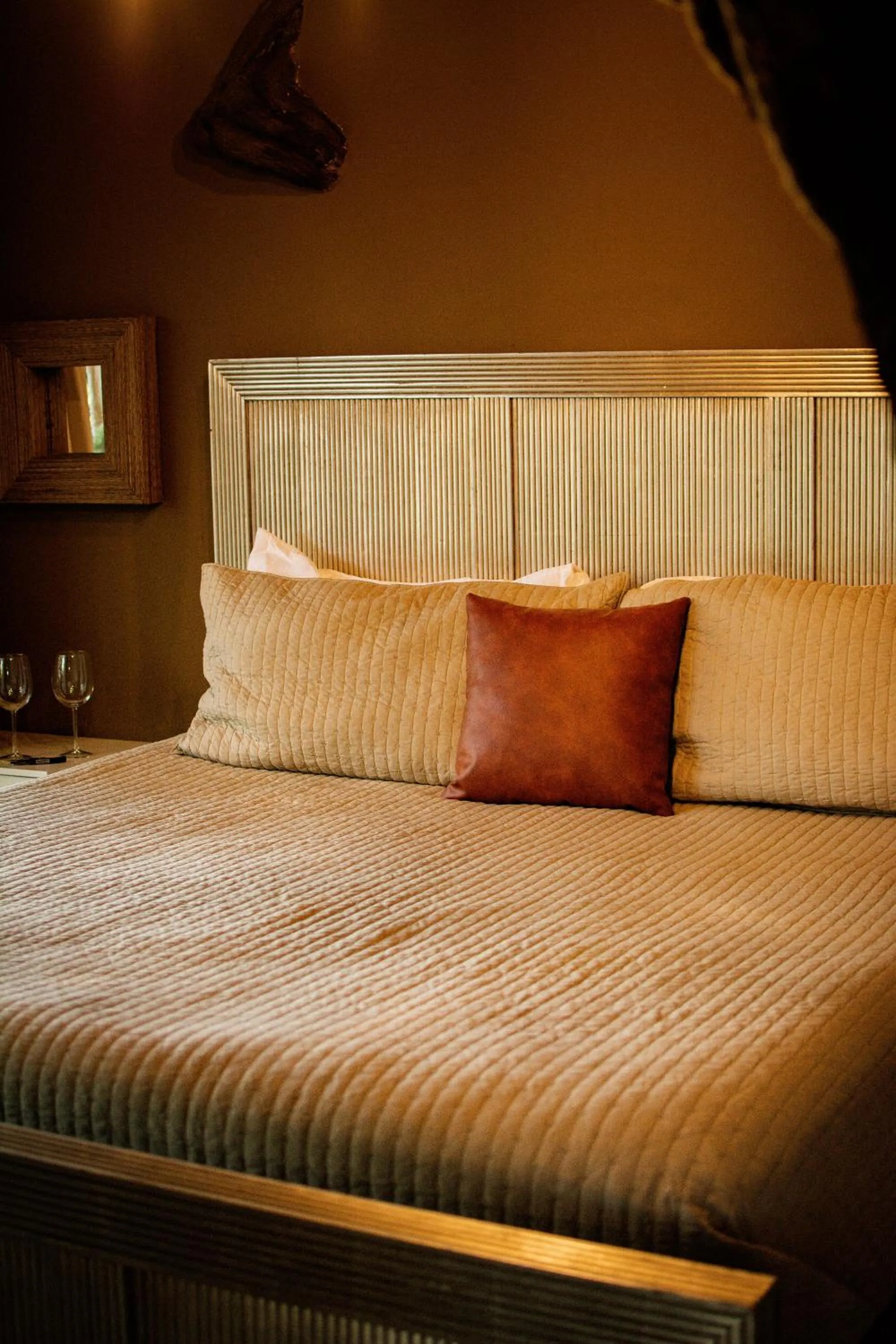 Decorative detail, Bed in Boskenvid Hotel - Romantic Treehouses & Skypool