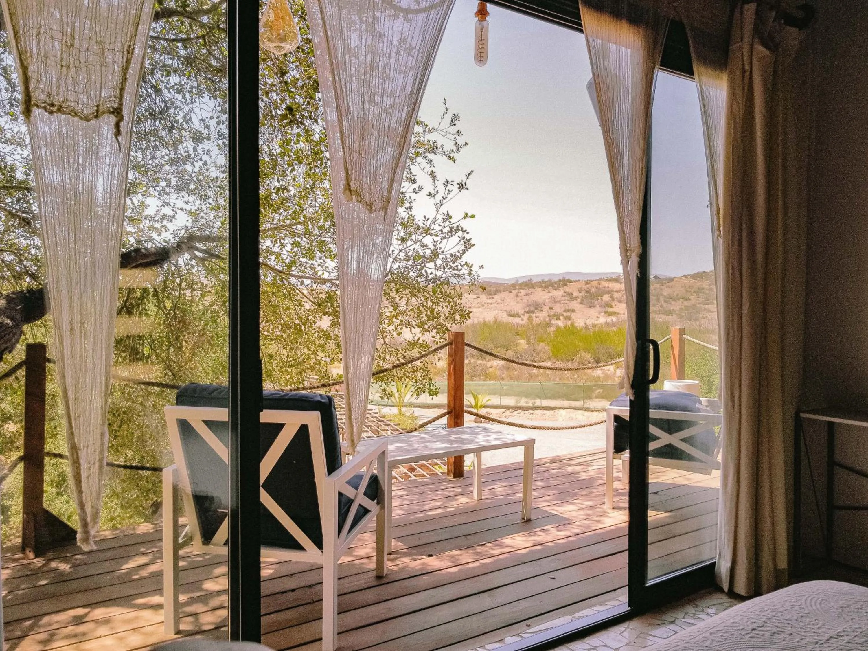 Balcony/Terrace in Boskenvid Hotel - Romantic Treehouses & Skypool