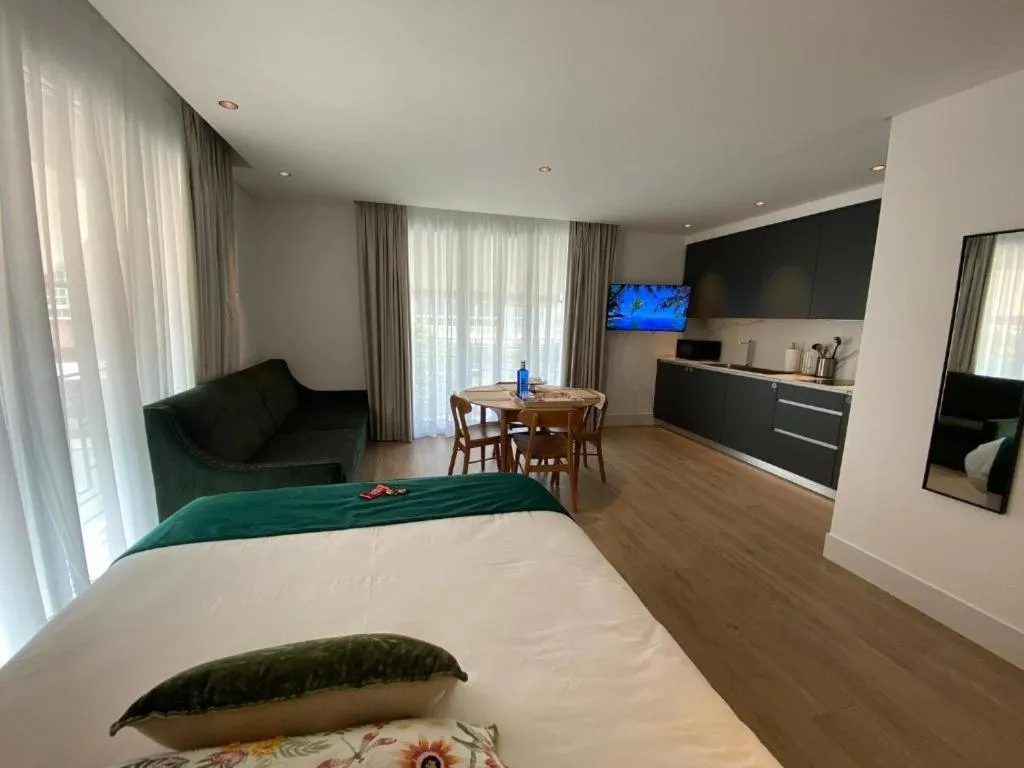 Bed in Apartamentos Turísticos La Plaza