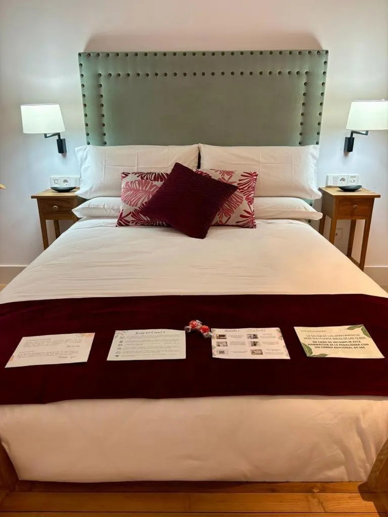 Bed in Apartamentos Turísticos La Plaza