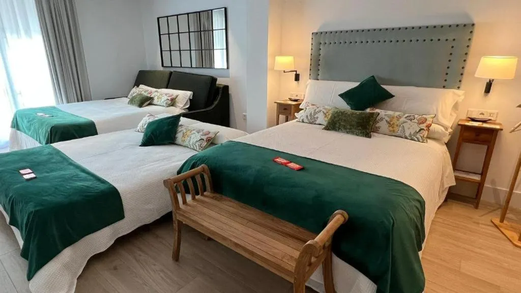 Bed in Apartamentos Turísticos La Plaza