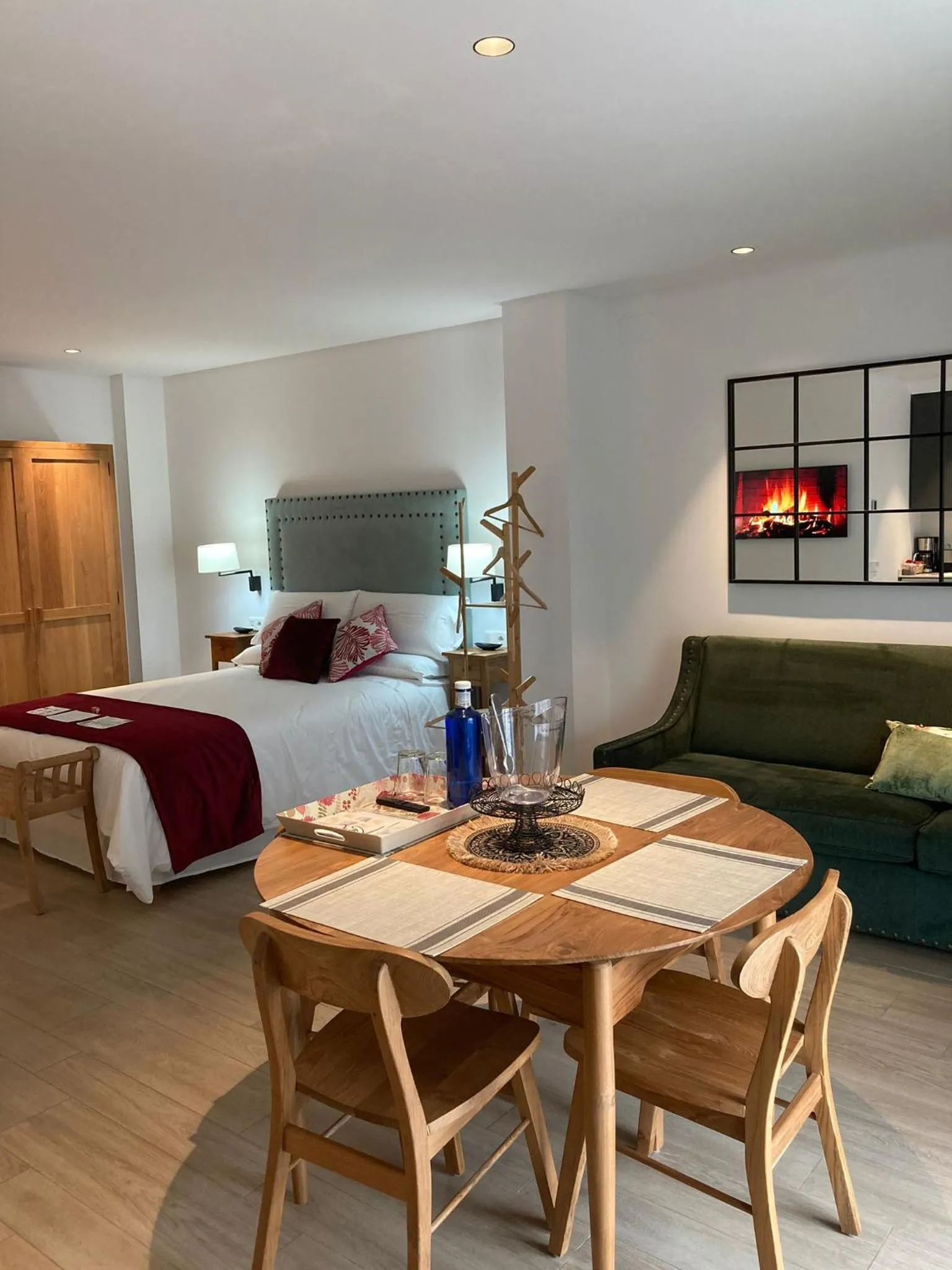 Bed in Apartamentos Turísticos La Plaza