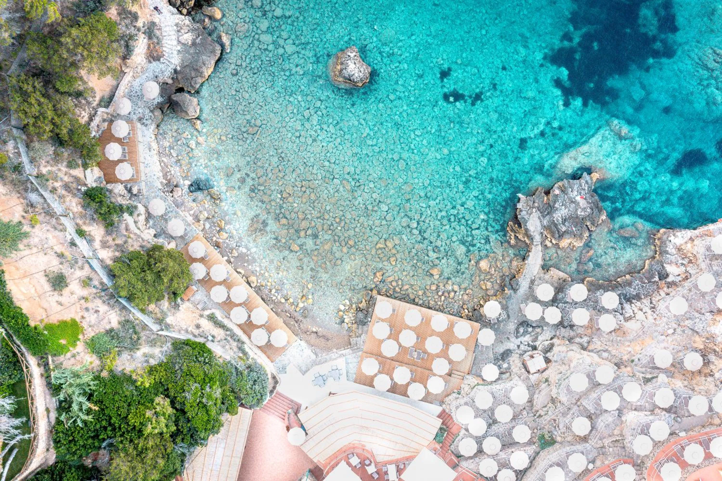 Natural landscape in Boutique Hotel Torre Di Cala Piccola