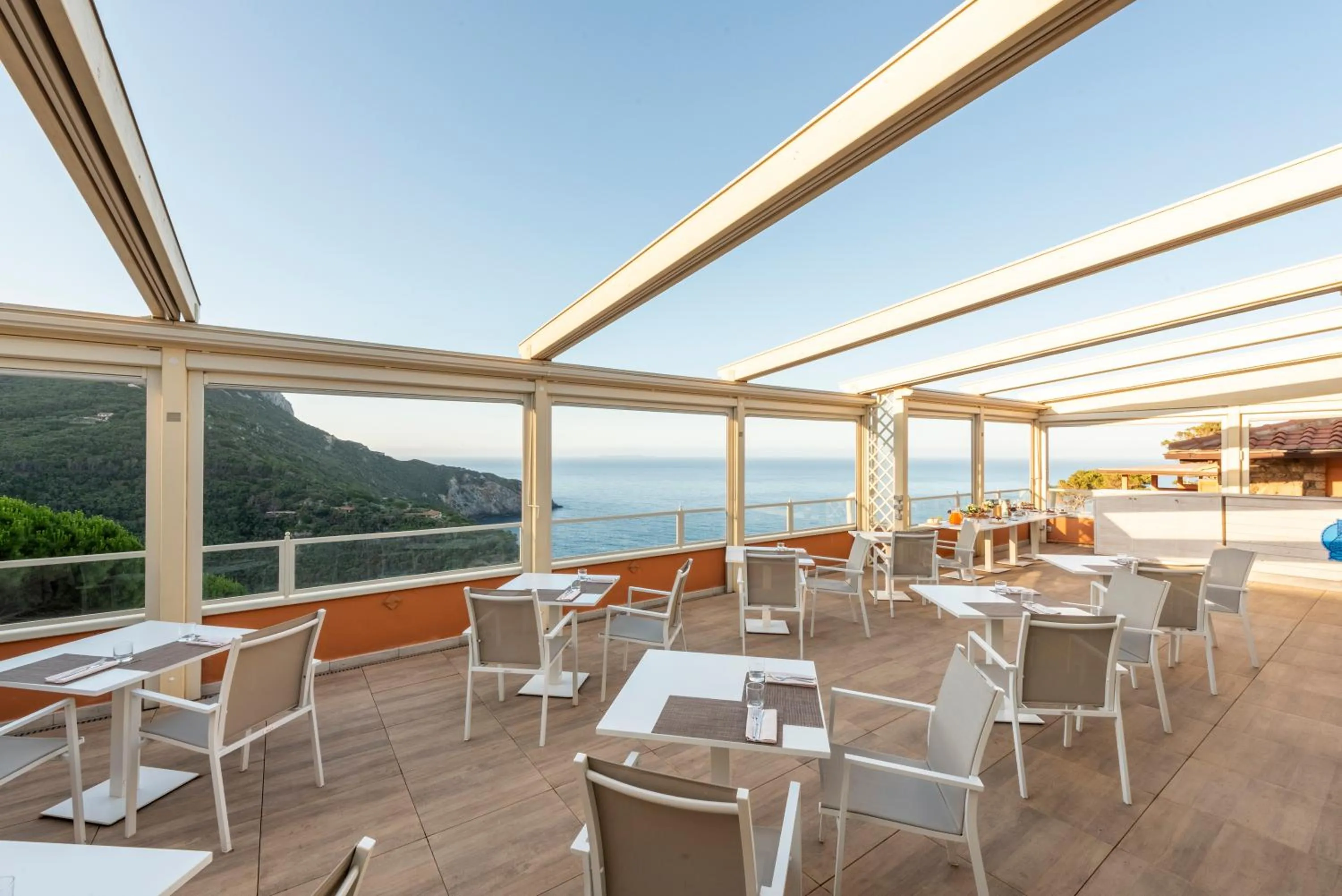 Patio in Boutique Hotel Torre Di Cala Piccola