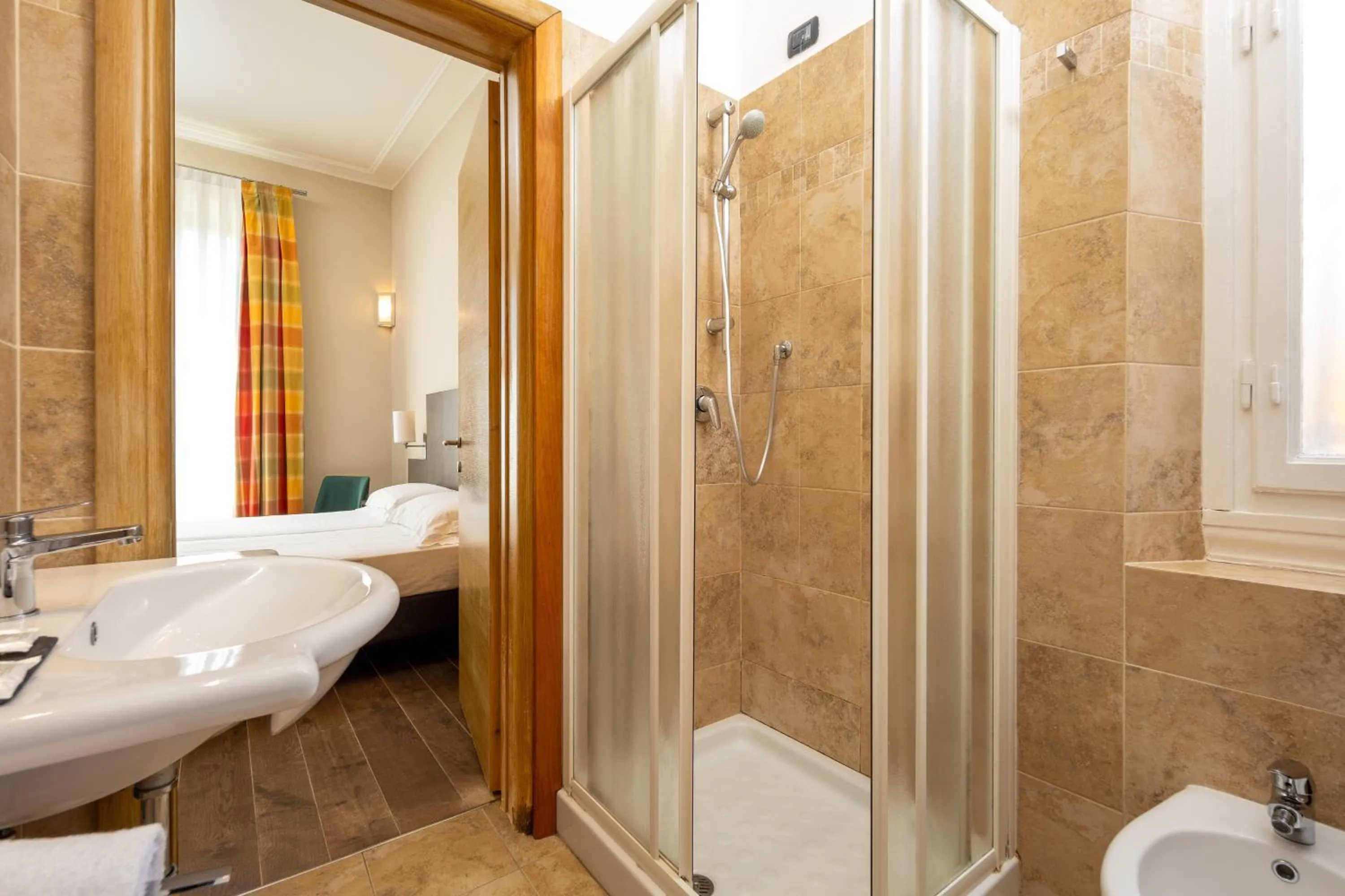 Shower in Hotel Villa Betania