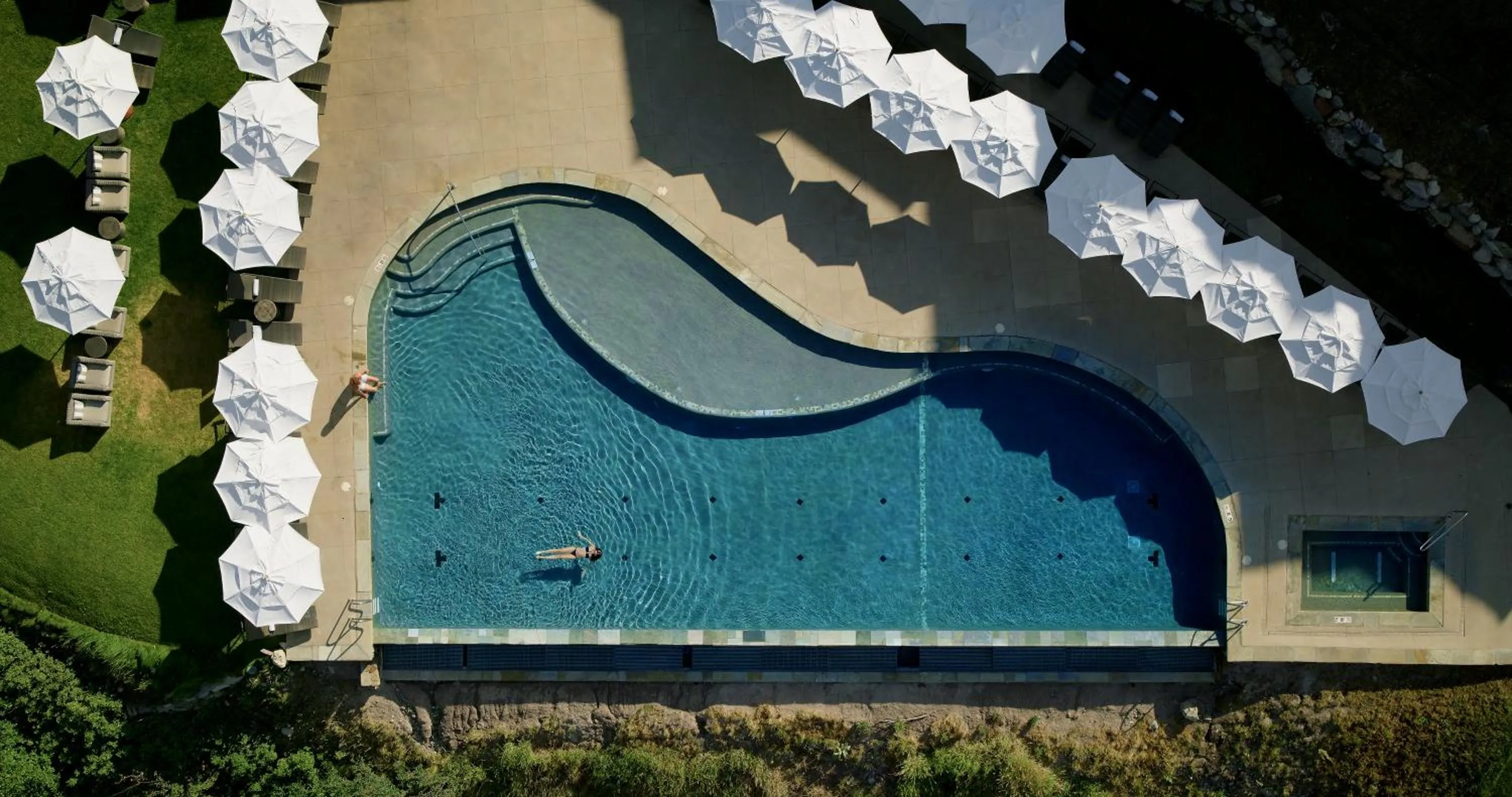 Swimming pool in The Sylvan Lodge at Snake River Sporting Club