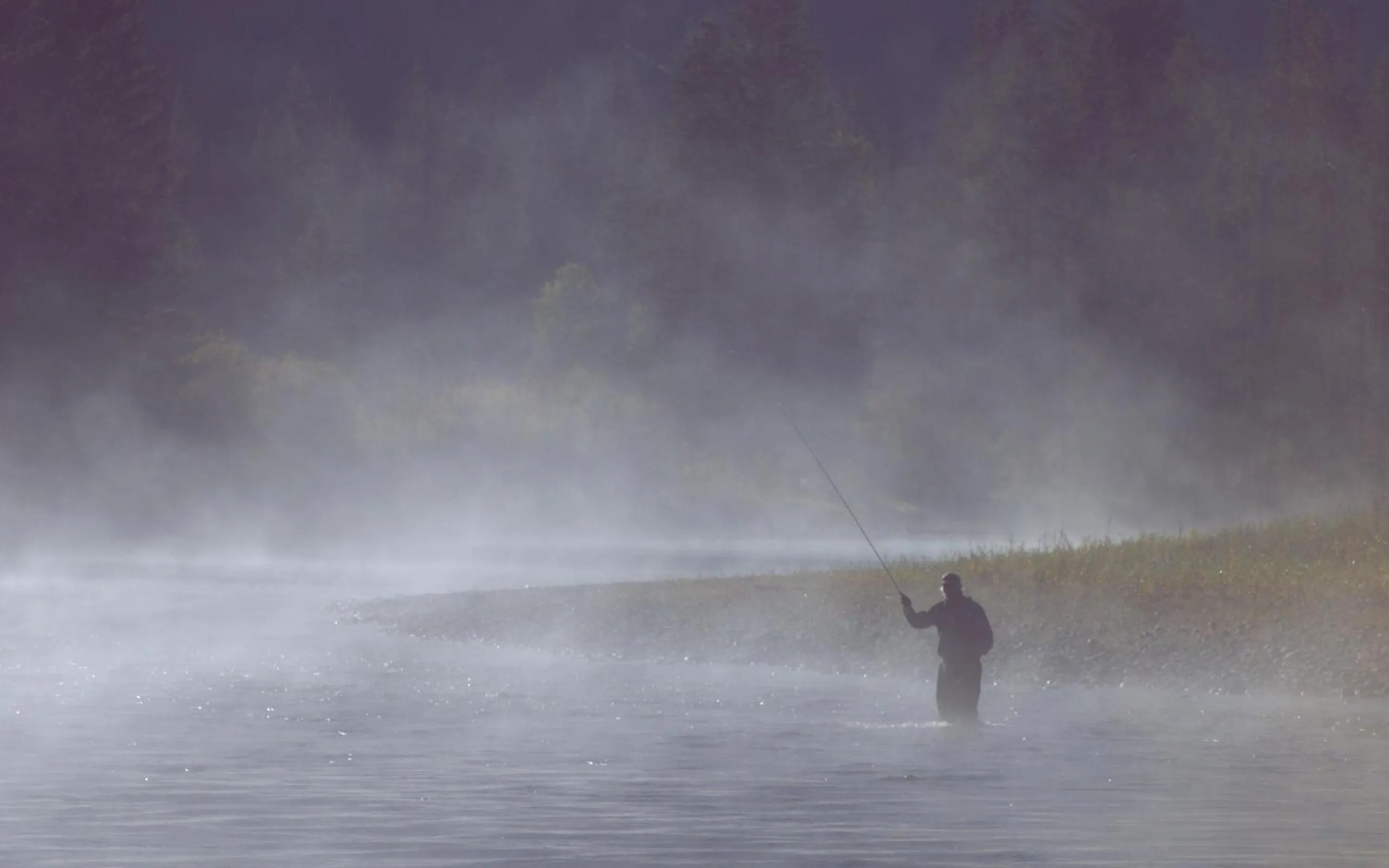 Fishing in The Sylvan Lodge at Snake River Sporting Club