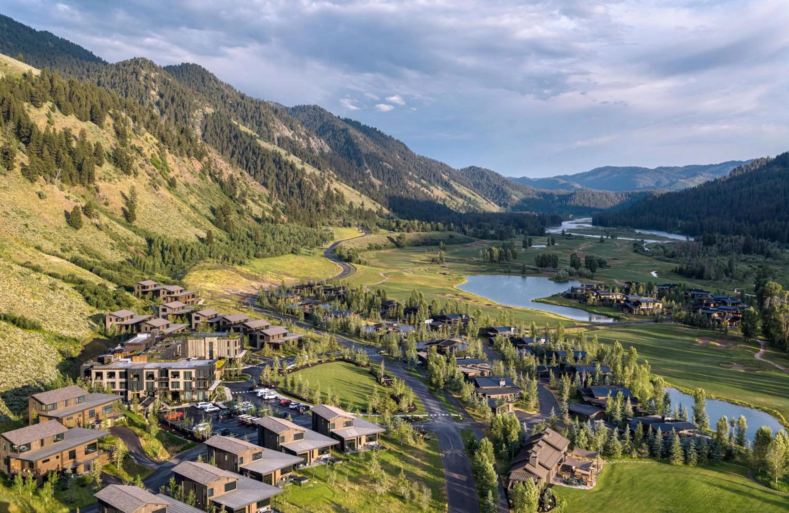 Property building in The Sylvan Lodge at Snake River Sporting Club