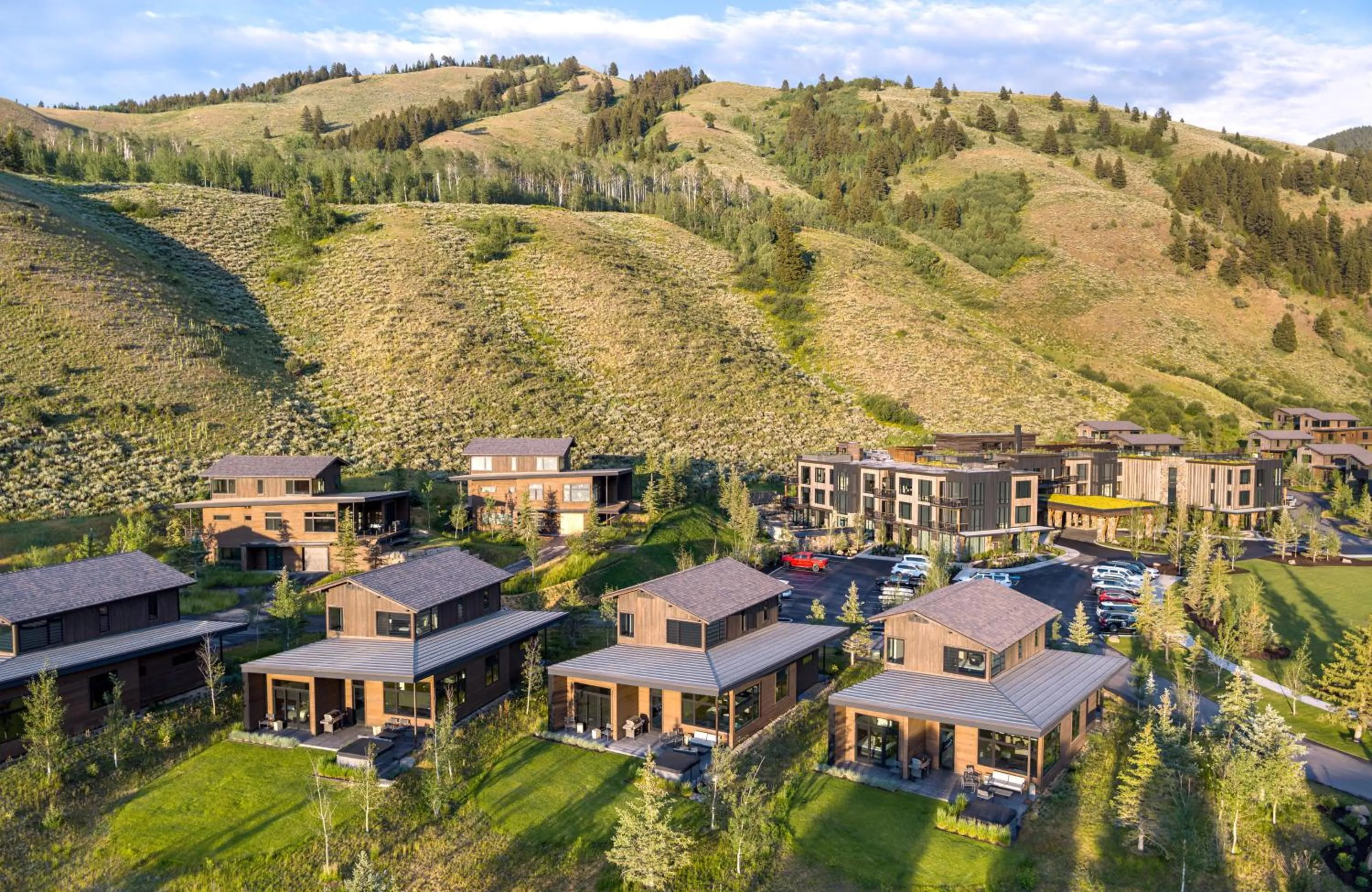 Property building in The Sylvan Lodge at Snake River Sporting Club