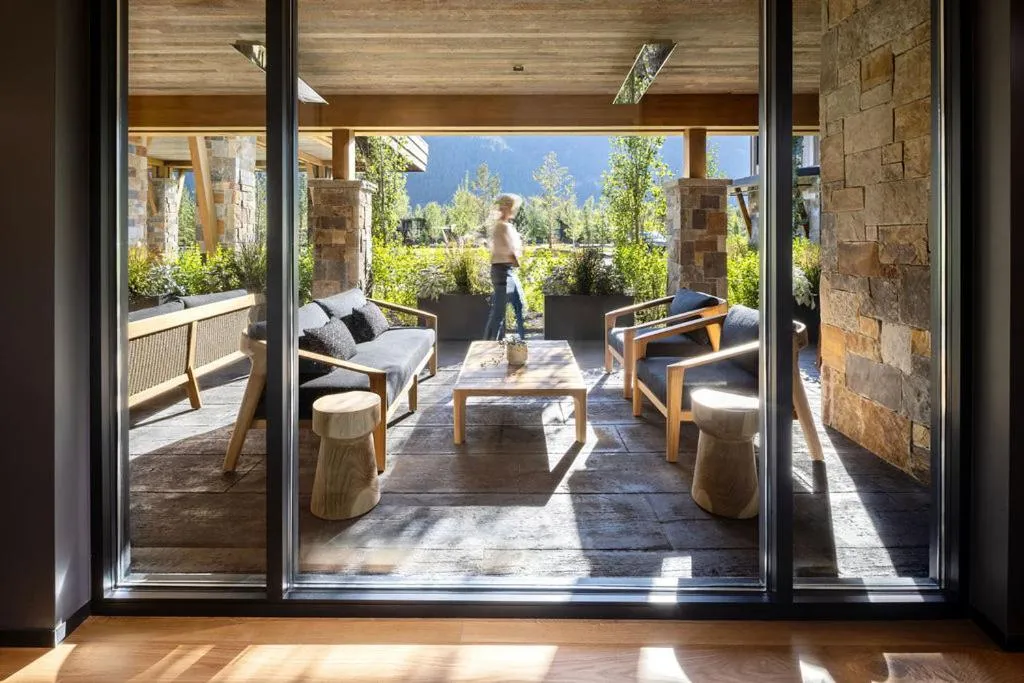 Balcony/Terrace in The Sylvan Lodge at Snake River Sporting Club