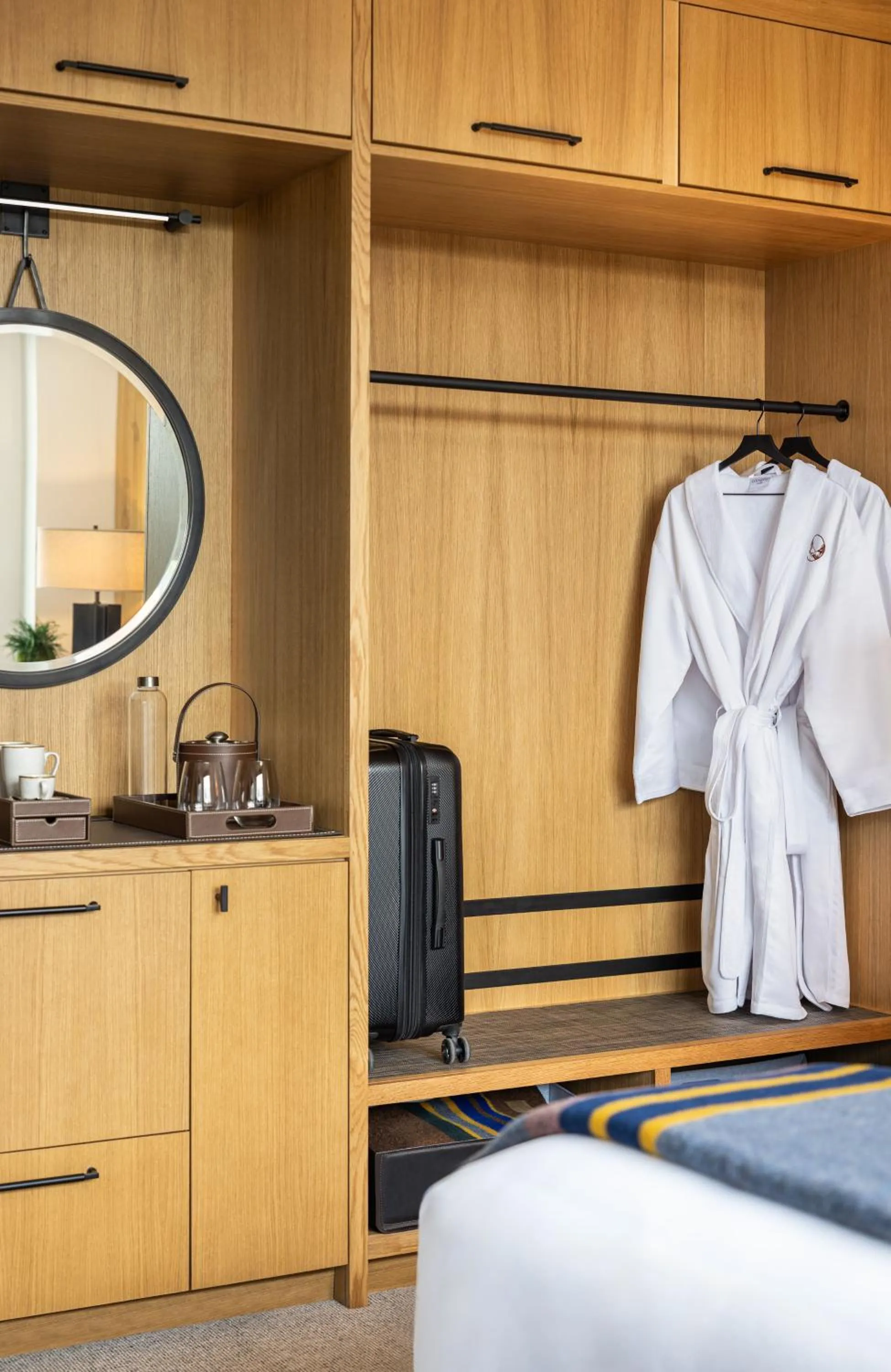 Bedroom, Bed in The Sylvan Lodge at Snake River Sporting Club