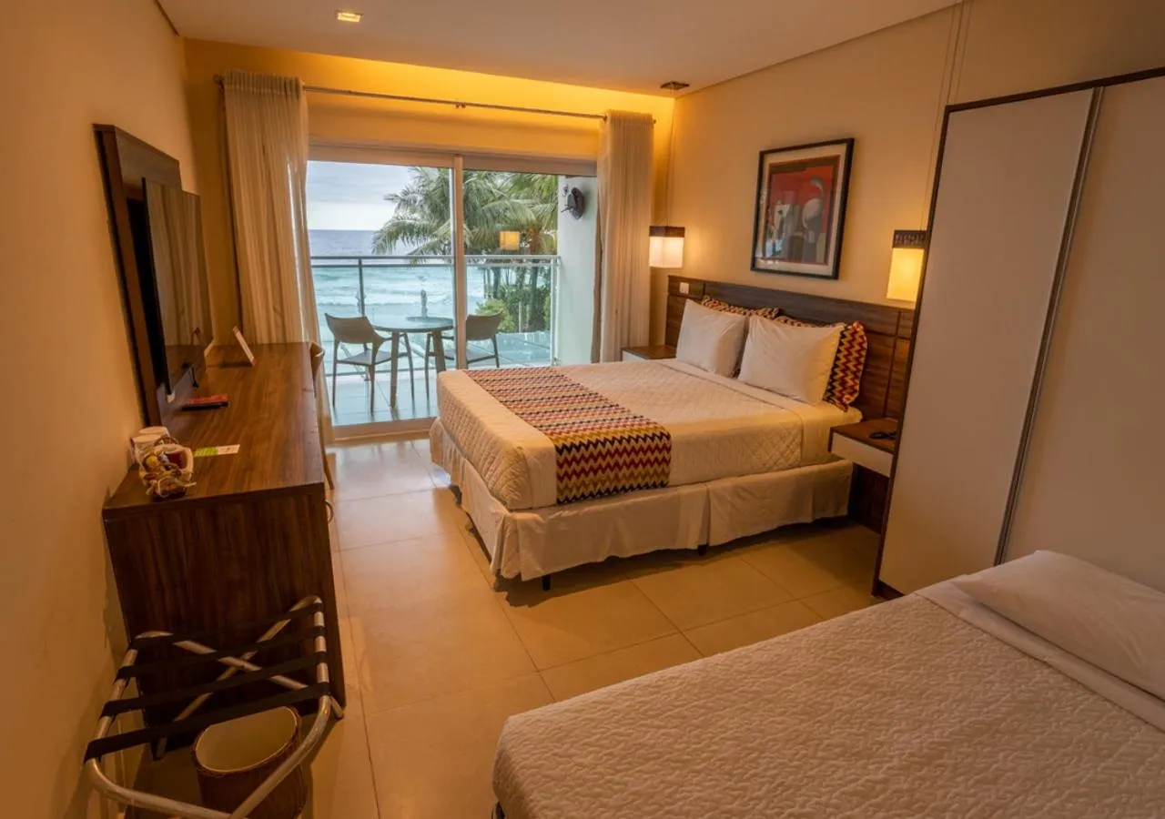 Bed in Amora Hotel Maresias