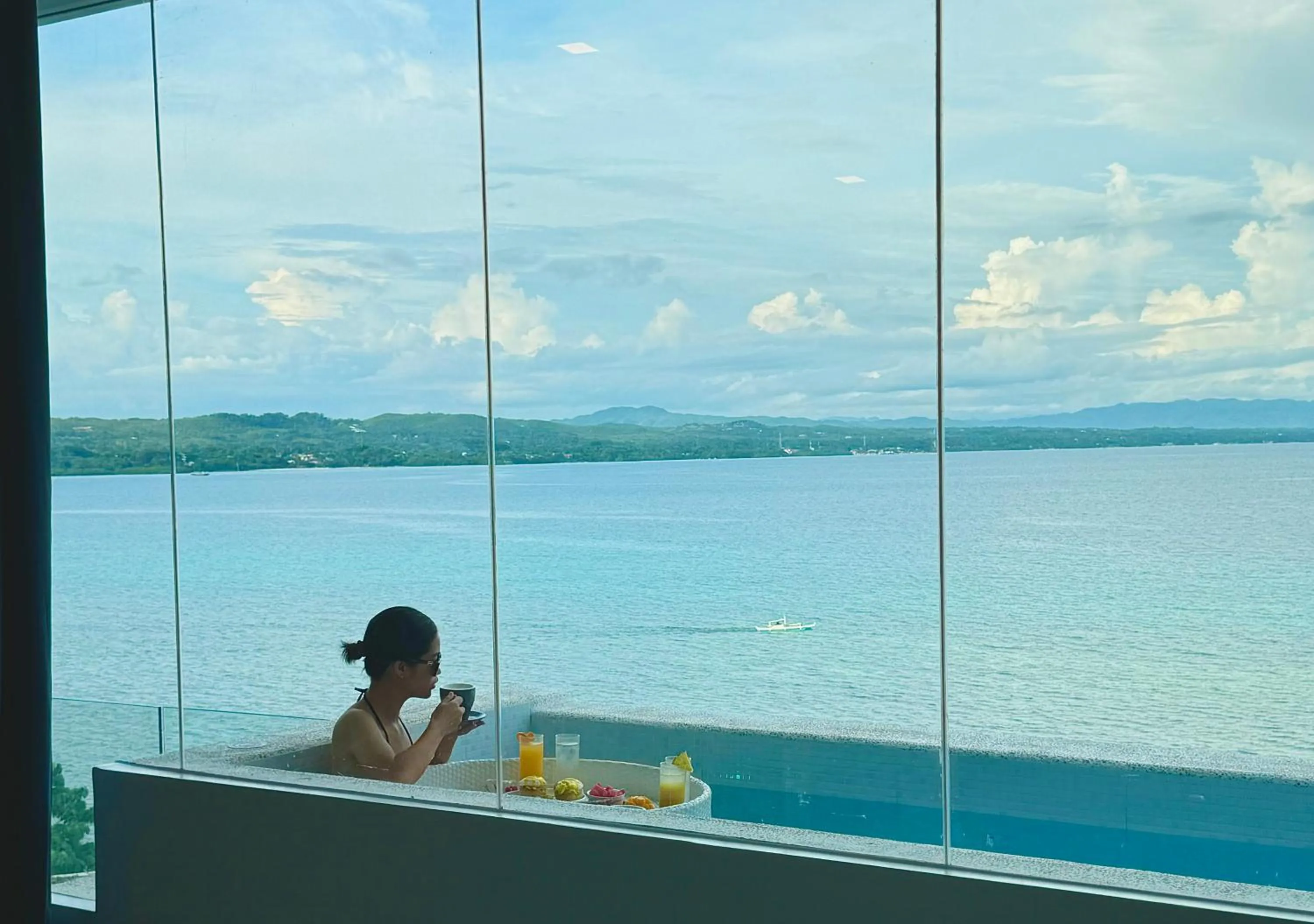Balcony/Terrace in Epic Suites Bohol ADULTS ONLY