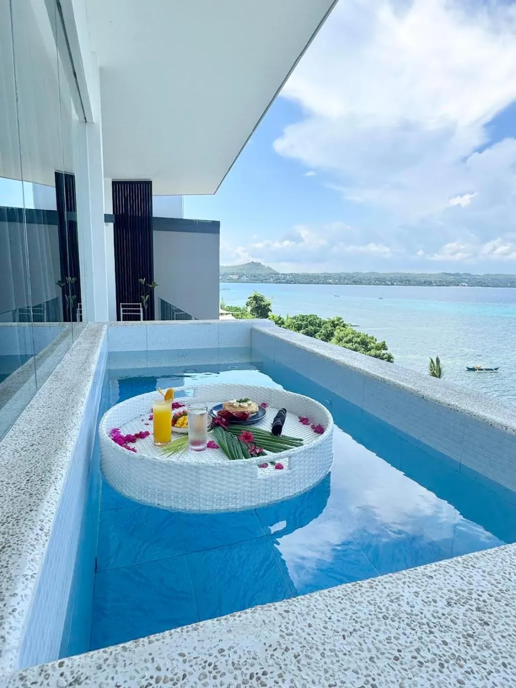Pool view in Epic Suites Bohol ADULTS ONLY