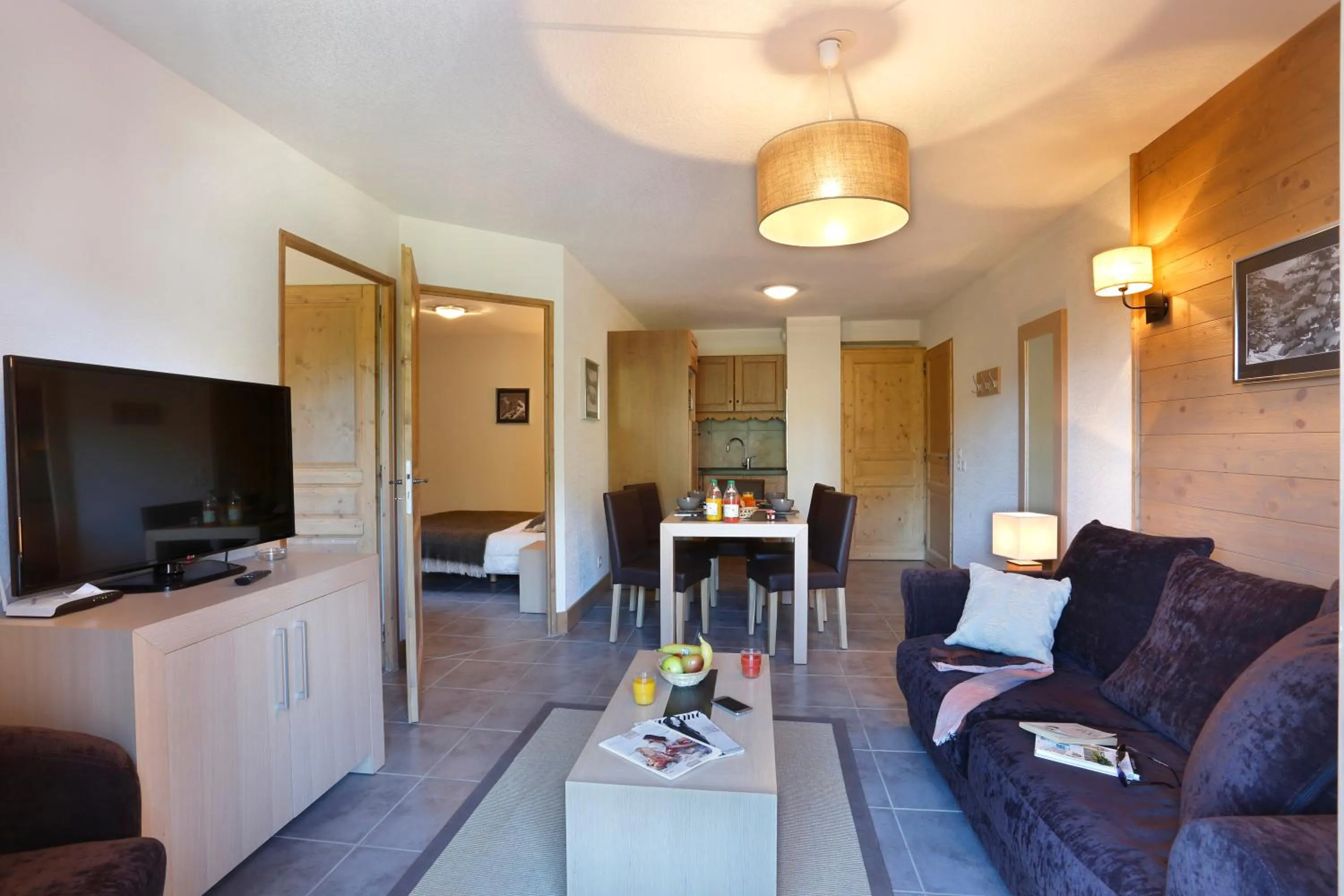 Kitchen or kitchenette in Résidence Goélia Le Grand Ermitage