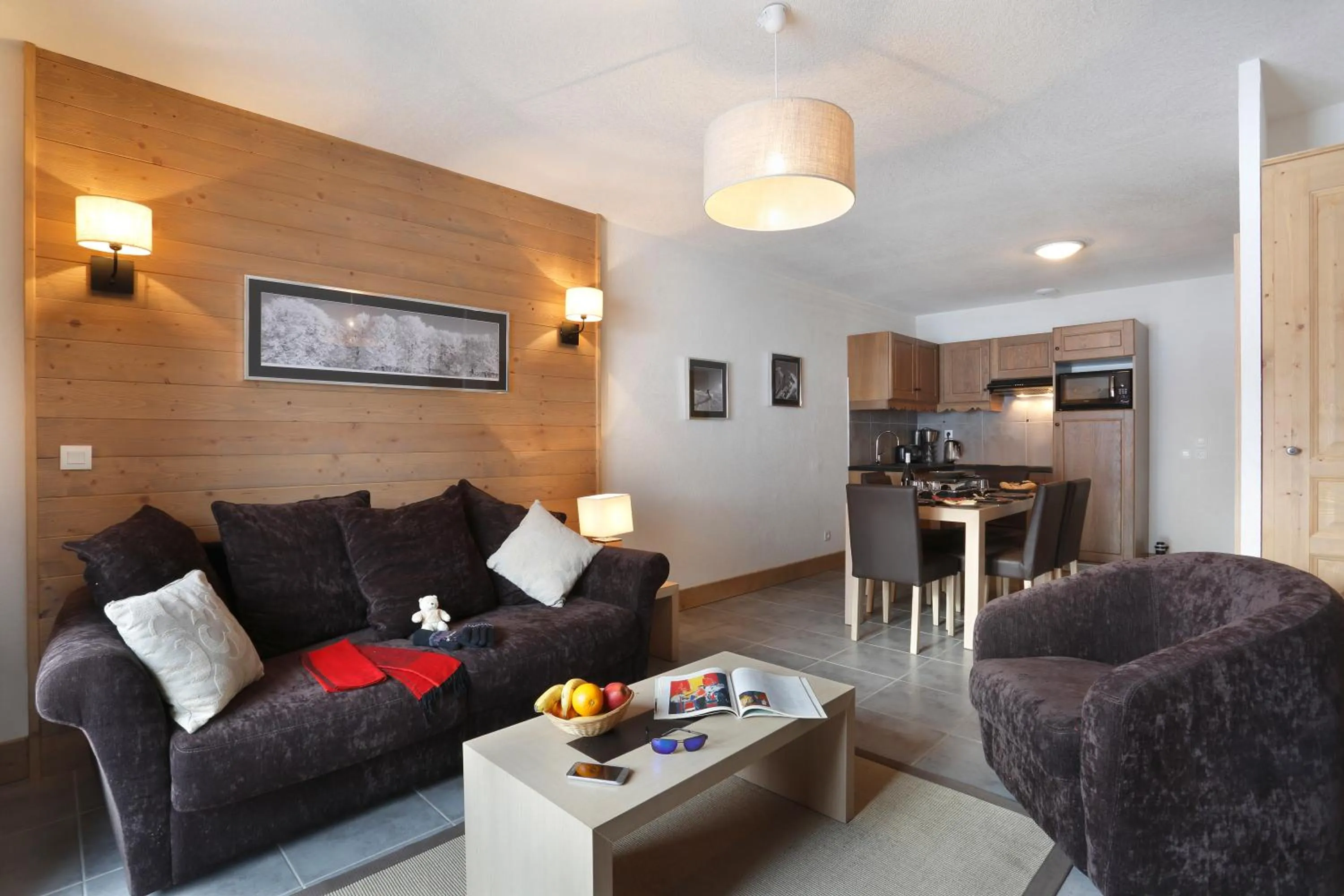 Kitchen or kitchenette in Résidence Goélia Le Grand Ermitage