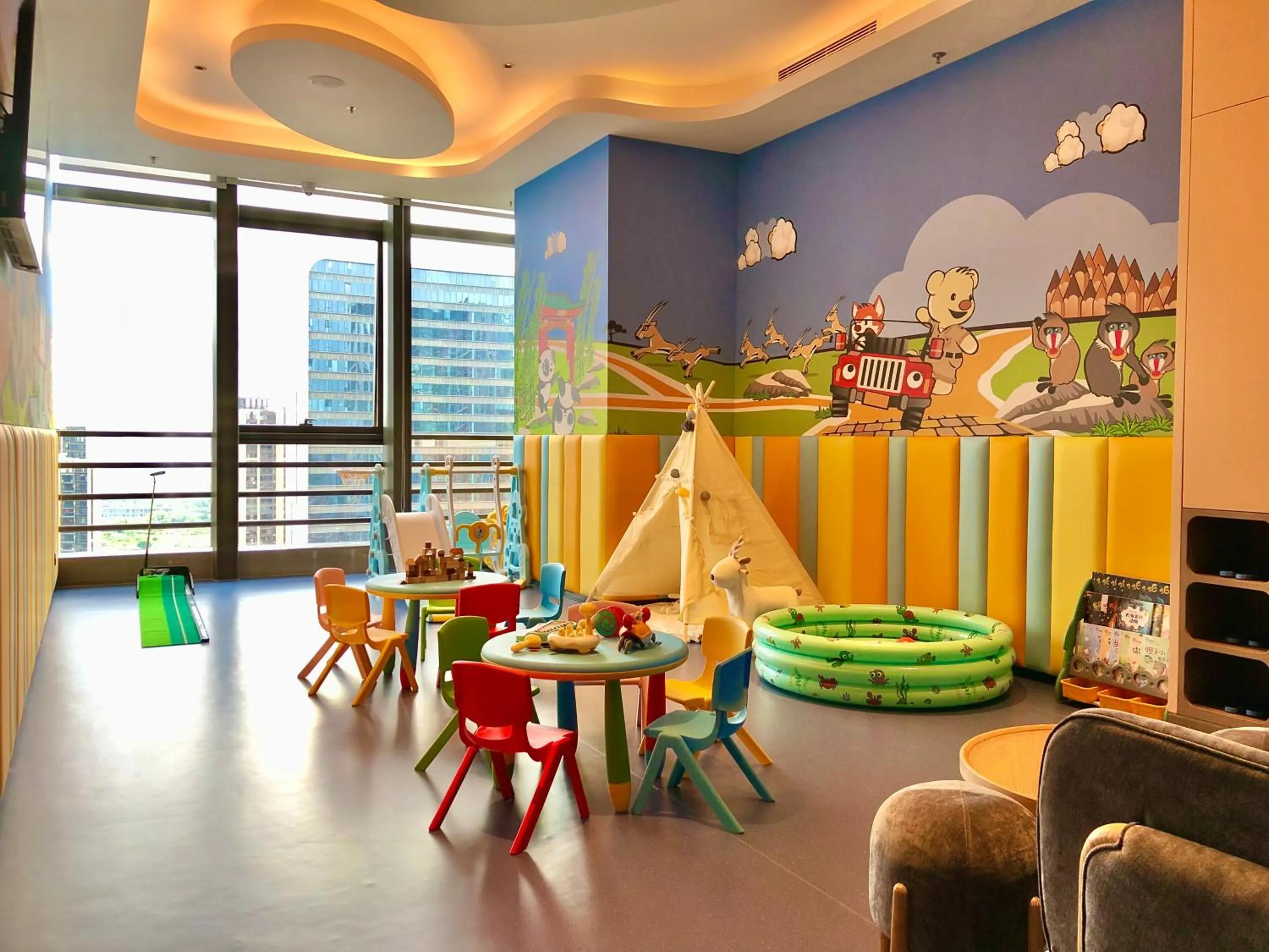 Children play ground in Ascott M-City Foshan