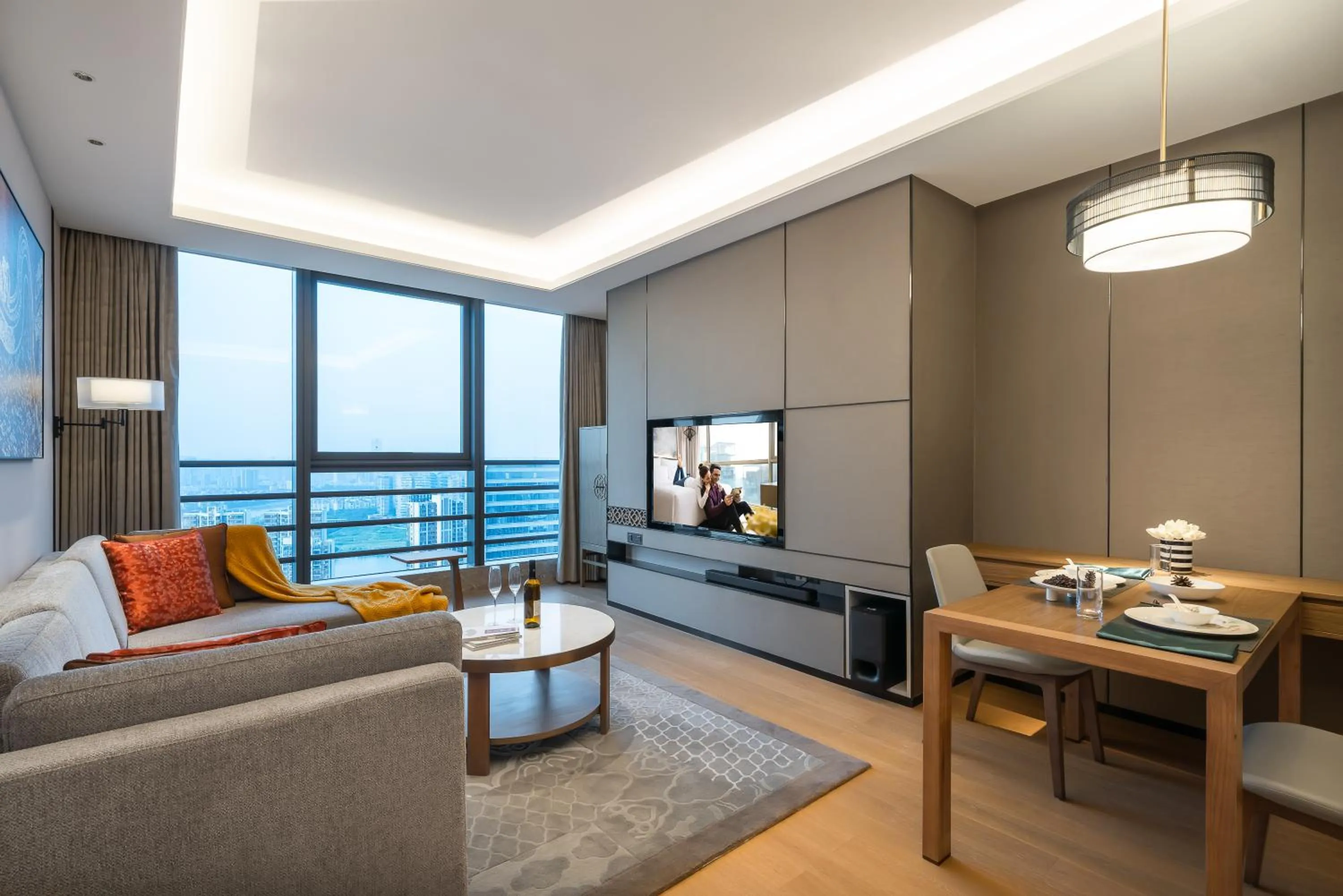 Living room in Ascott M-City Foshan