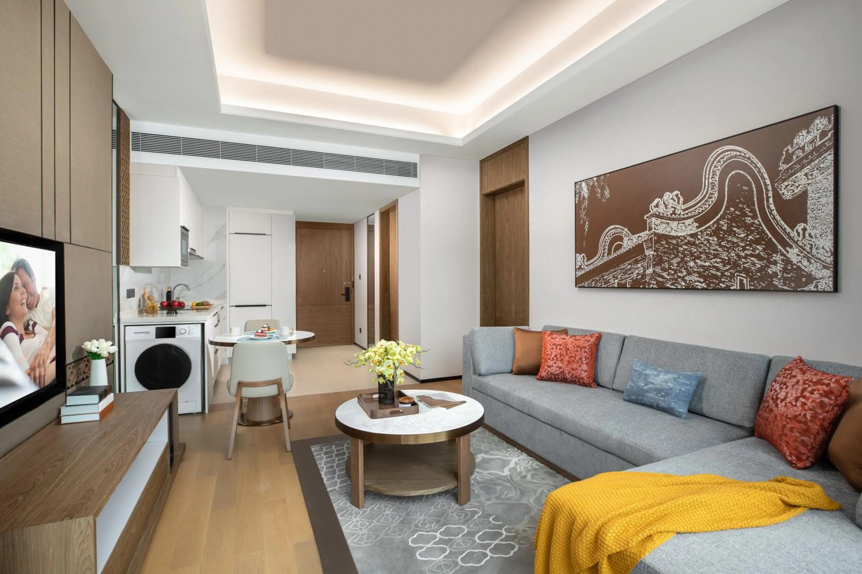 Living room in Ascott M-City Foshan